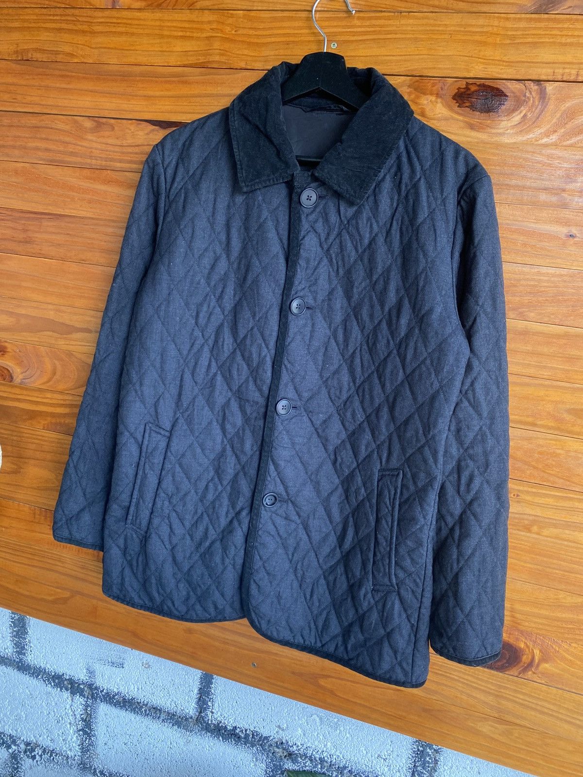 United Arrows Vintage United Arrows Tokyo Quilted Black Jacket – Classic Size US M / EU 48-50 / 2 - 4 Thumbnail