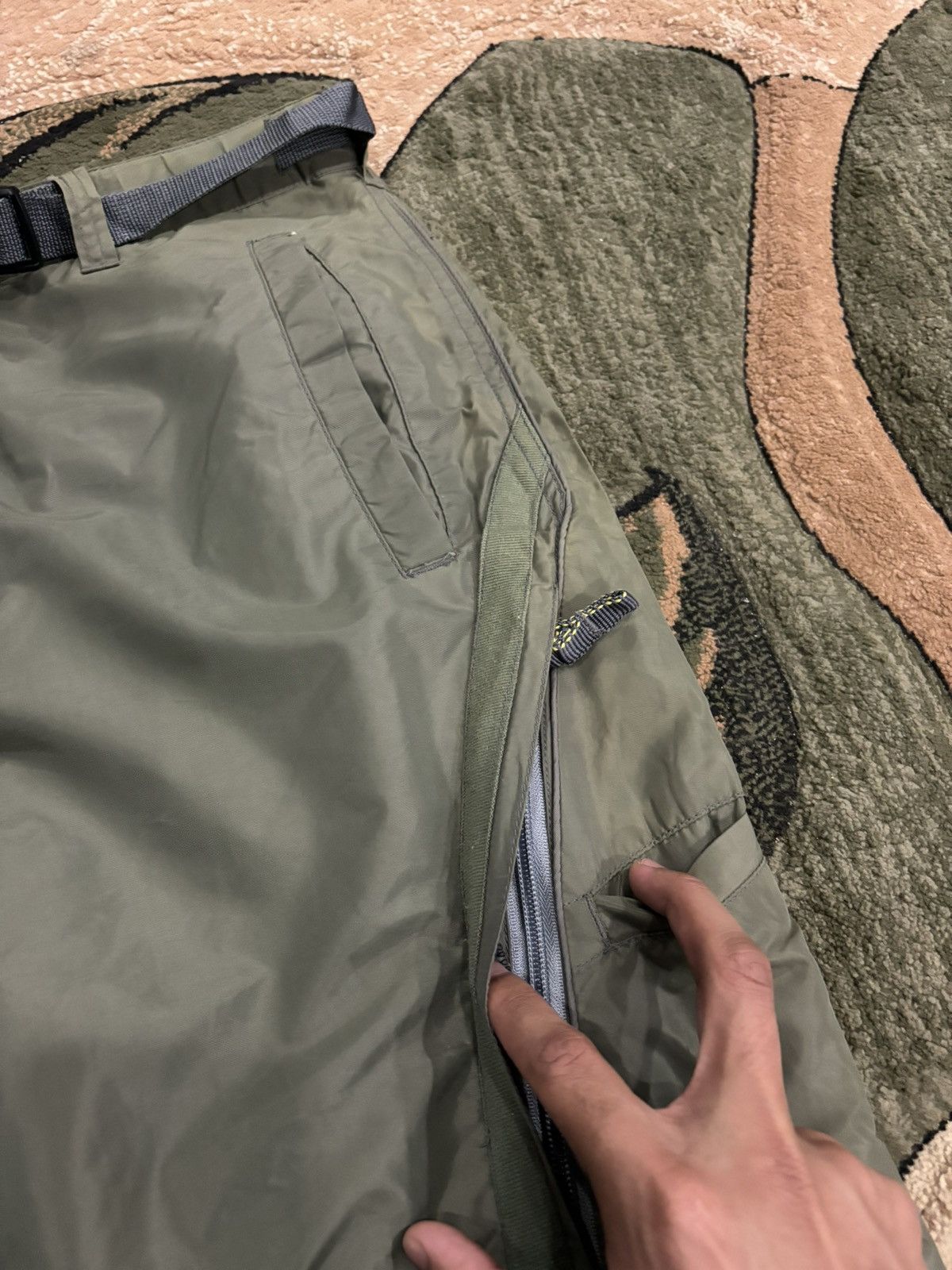 Ecko Unltd. × Hobo × JNCO RARE🔥HOBO DNM BAGGY PARACHUTE SURVIVAL NYLON PANTS Size US 35 - 9 Thumbnail