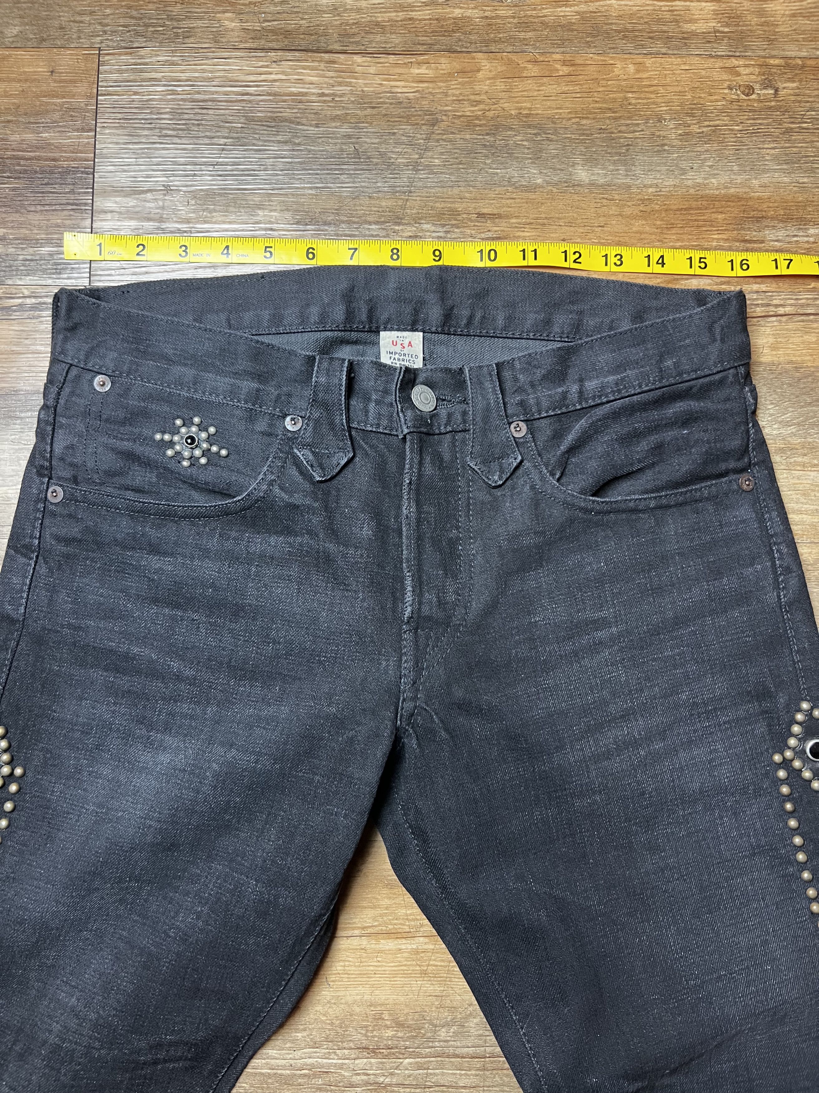RRL Ralph Lauren Ralph Lauren Double RRL Studded Western Slim Fit Men's Jeans Size US 29 - 7 Thumbnail