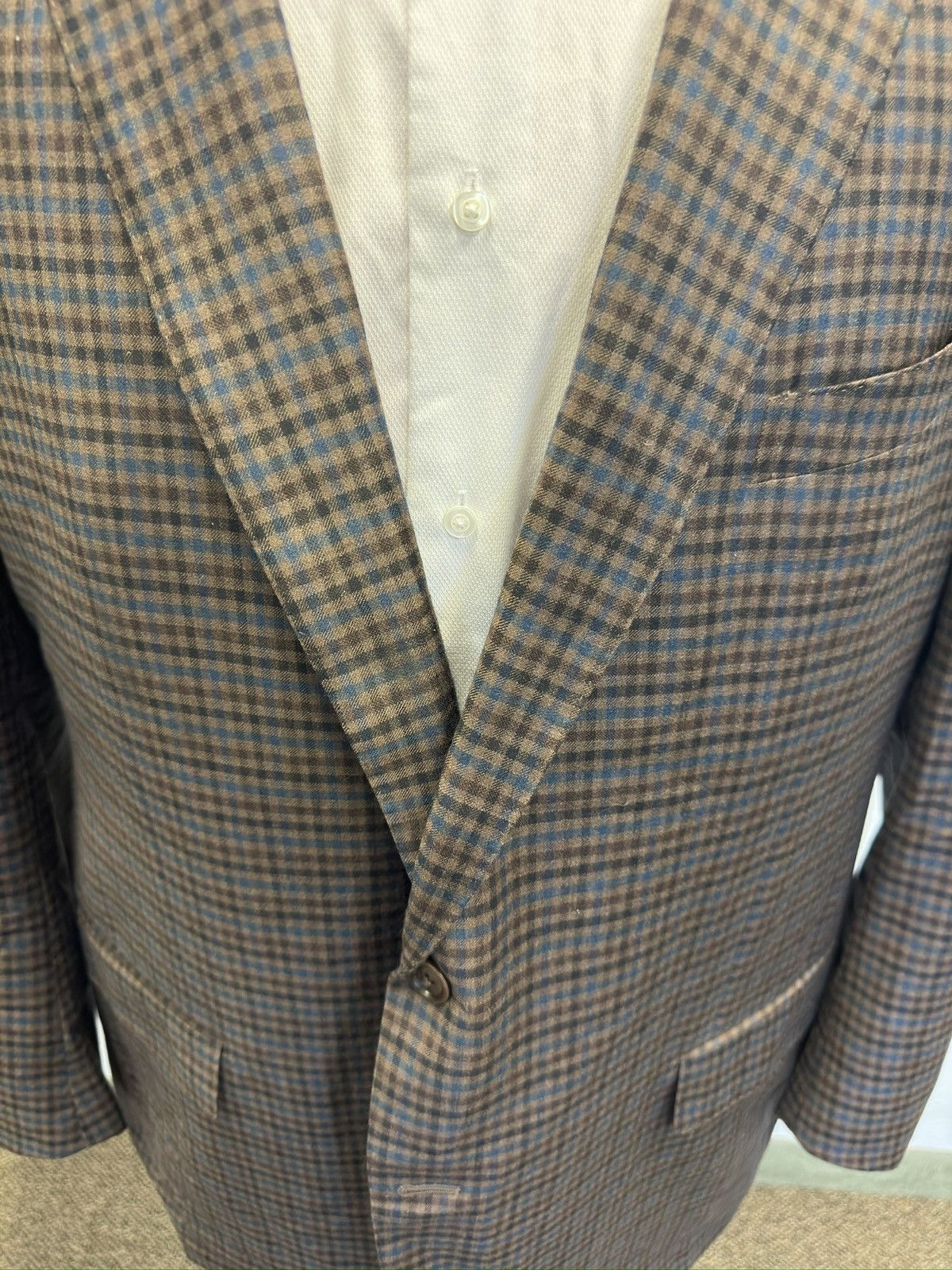 Ermenegildo Zegna Ermenegildo Zegna Made in Italy Trofeo Wool Jacket 50R $3590 Size 50R - 3 Thumbnail