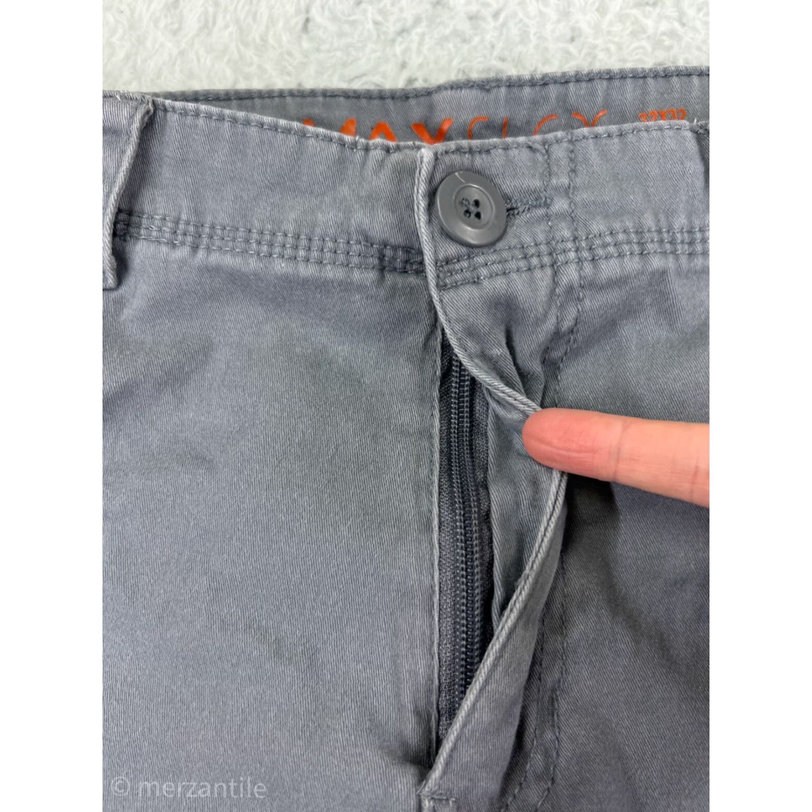 Wrangler Wrangler Pants Mens 32 Blue Cargo Cotton Blend Twill 5-Pocket Relaxed Straight Utility Workwear Cargo Pants Size US 32 / EU 48 - 6 Thumbnail