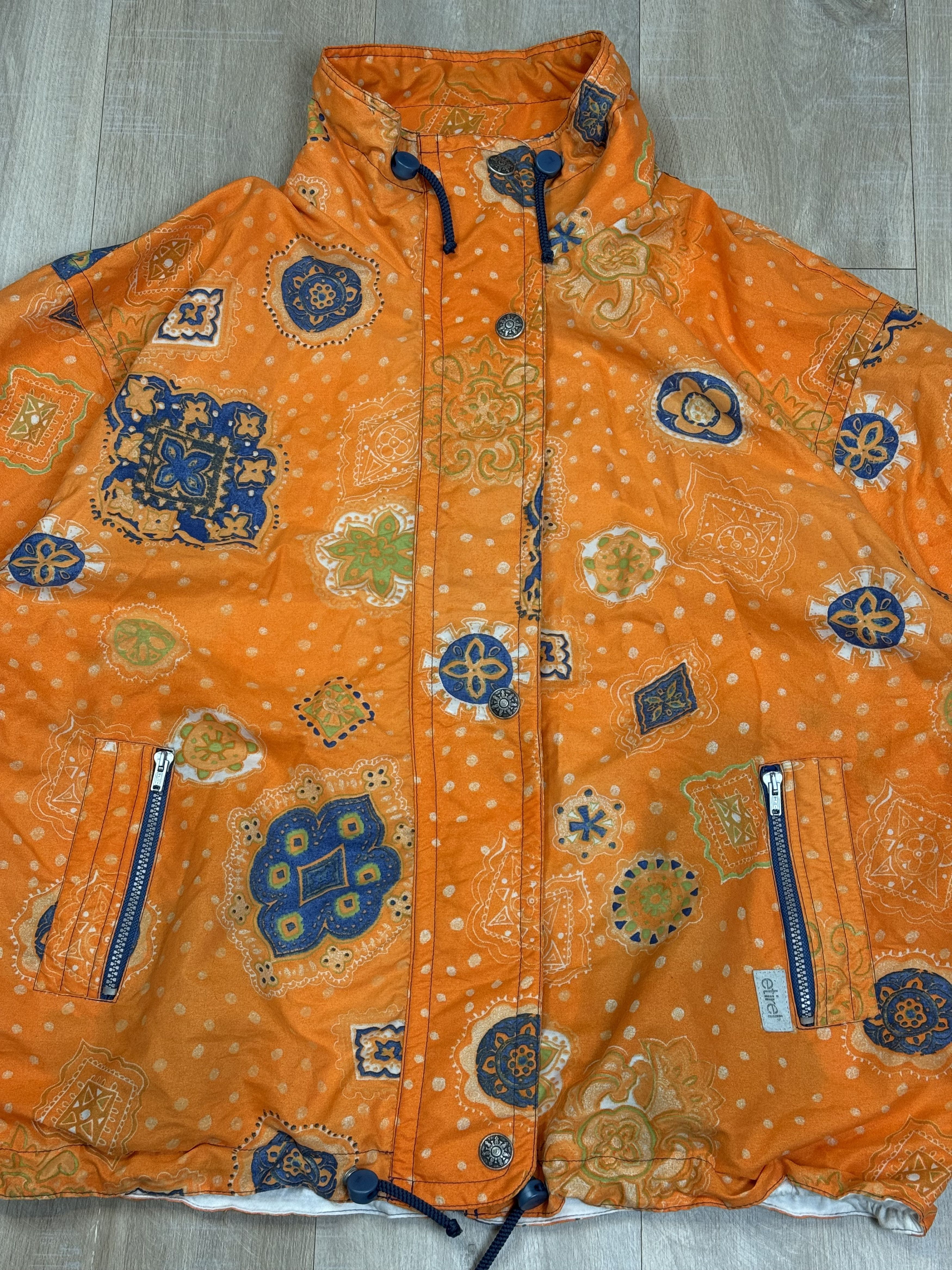Vintage Vintage 90s Etirel Sport Flowar Full Zip Jacket Women's Size L / US 10 / IT 46 - 4 Thumbnail