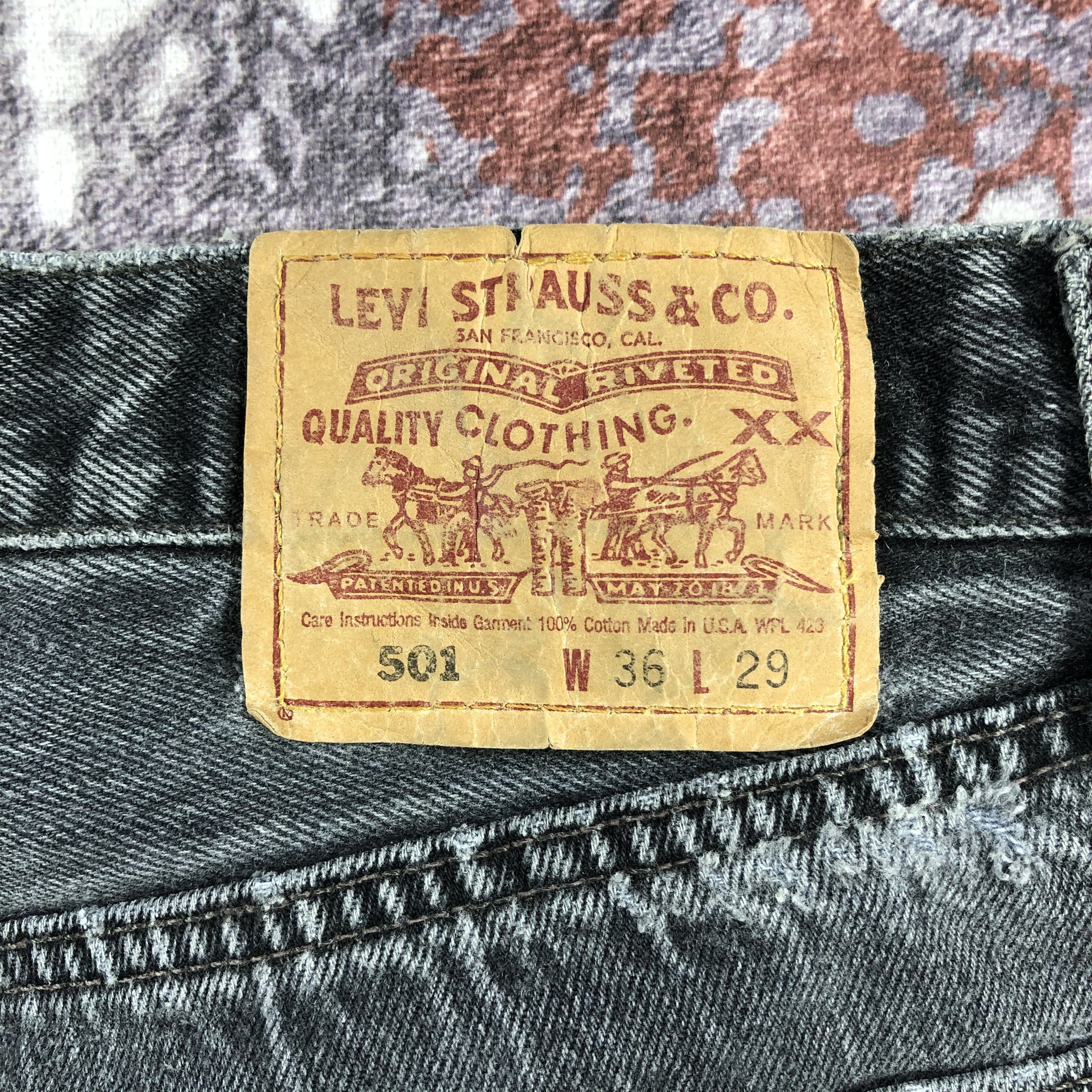 Levi's × Vintage 90s Vintage Levis 501 Earth Tone Jeans-JM2357 Size US 35 - 6 Thumbnail