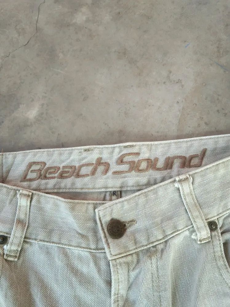 Japanese Brand Vintage Japanese Beach Sound Grey Mini Boot Cut Jeans 36x31 Size US 36 / EU 52 - 7 Thumbnail