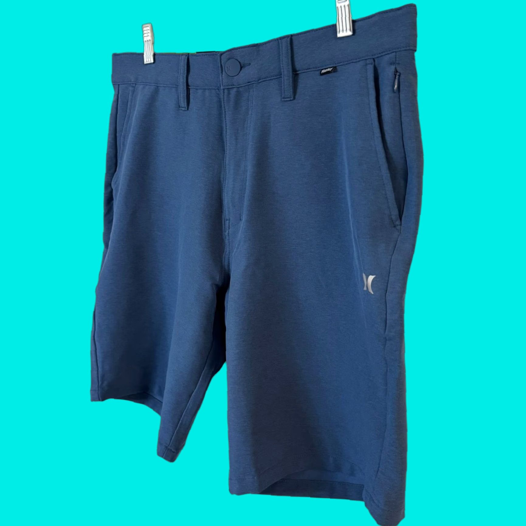 Hurley Hurley Hybrid Walk Shorts Blue Men's 32 Water-Repellant Stretch Active Chino NEW Size US 32 / EU 48 - 1 Thumbnail