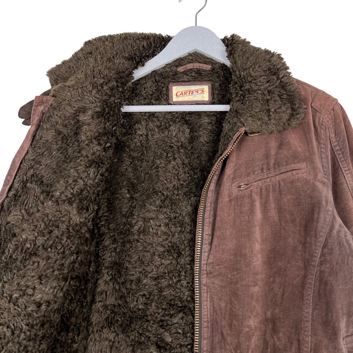 Japanese Brand 🔥 CARTERS FUR LINING DUCK JACKET Size US L / EU 52-54 / 3 - 11 Thumbnail