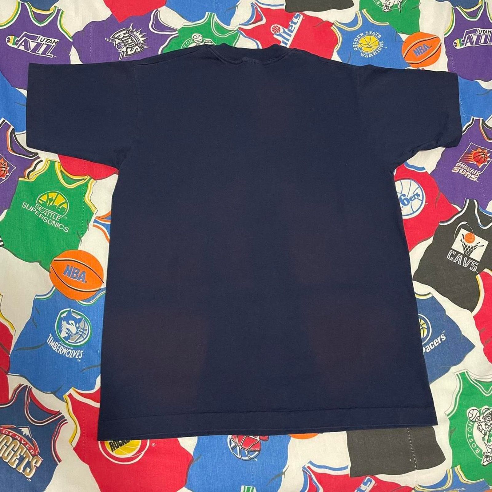 NBA × Vintage Vintage 90s NBA Denver Nuggets Logo Basketball Playoffs Tee Size US M / EU 48-50 / 2 - 2 Thumbnail