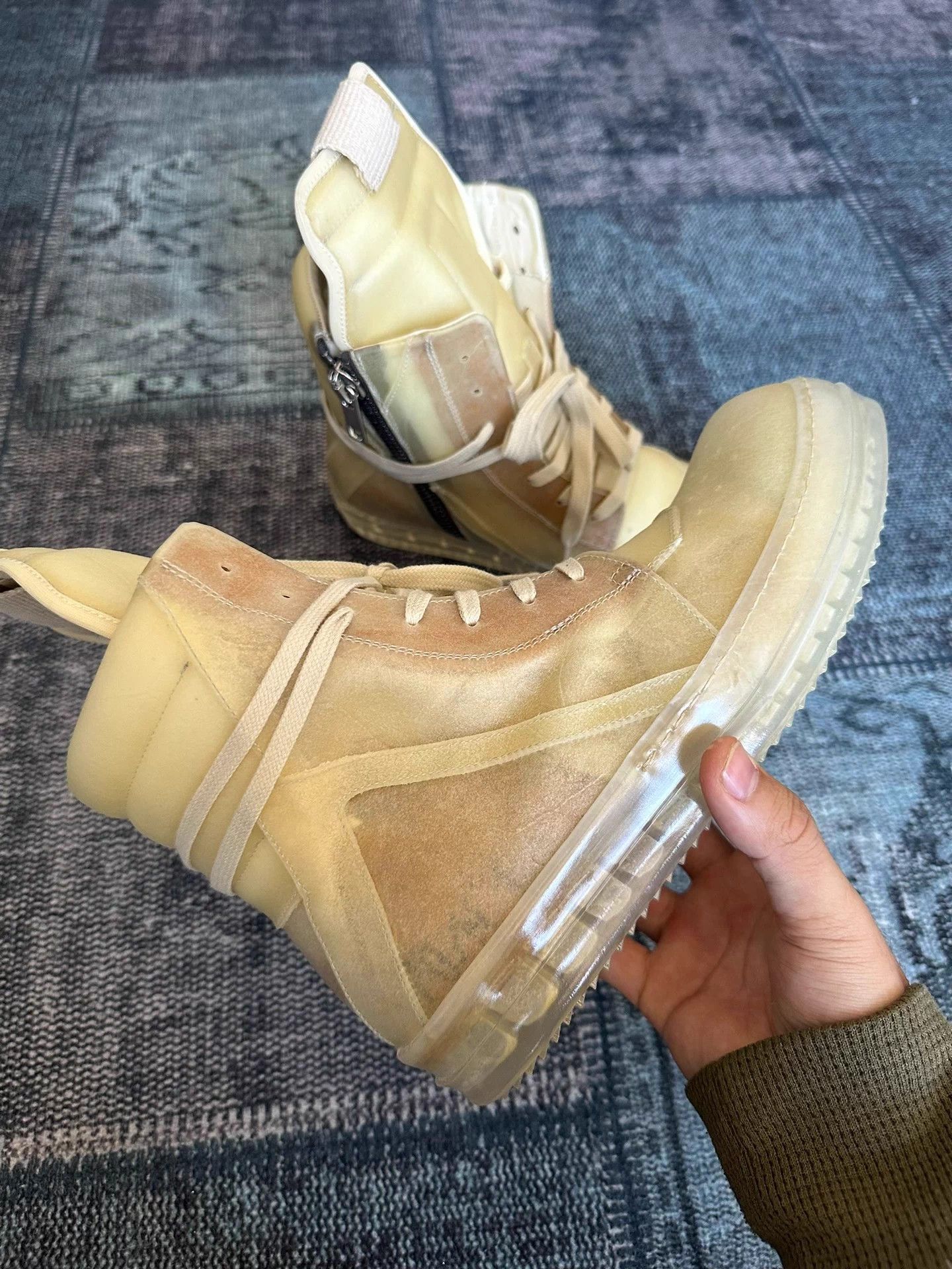 Rick Owens Rick Owens Phantom Inverted Triangle 40 New Rare Size US 7 / EU 40 - 2 Thumbnail