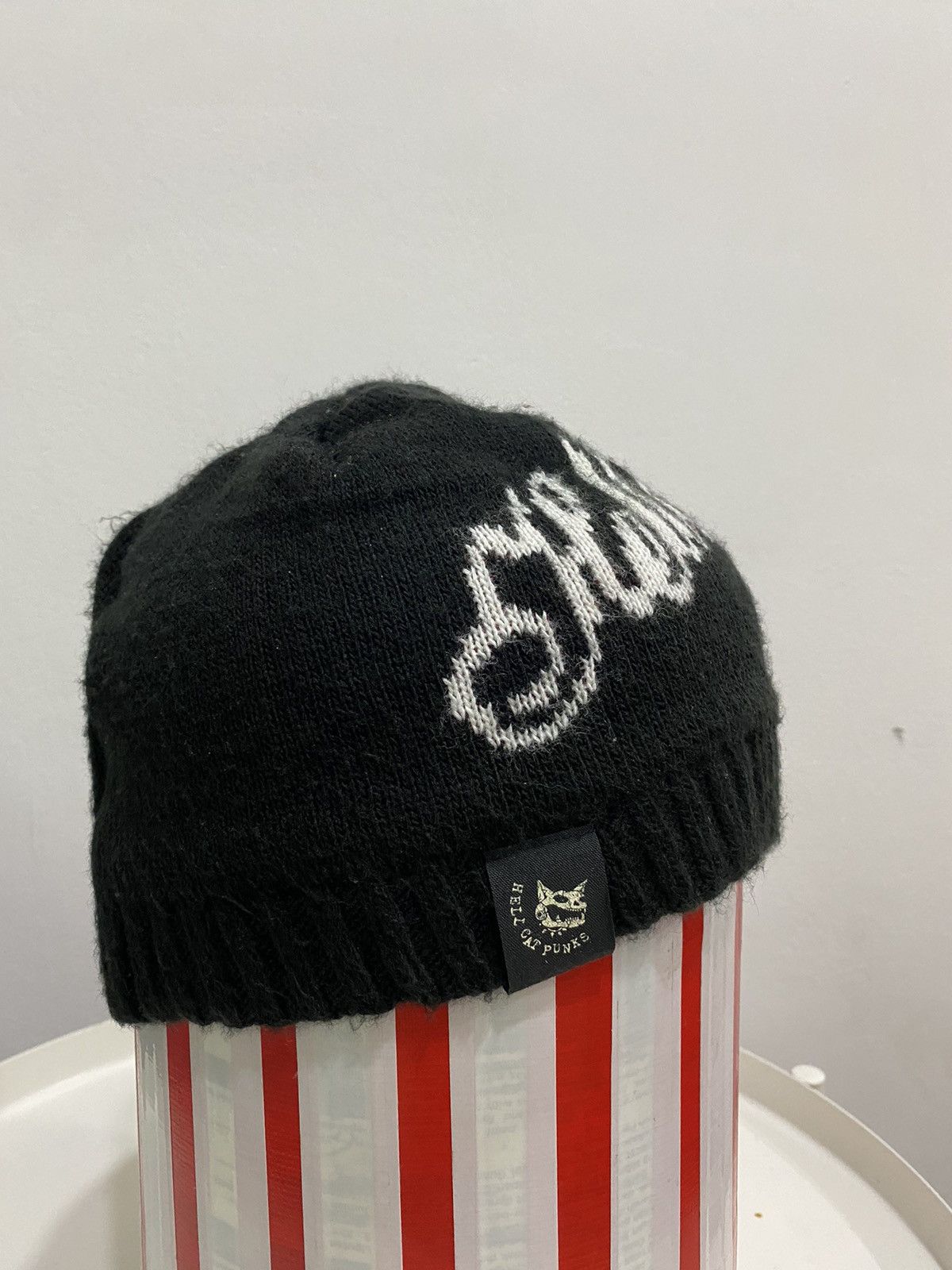 Japanese Brand Vintage Hell Cat Punk Beanie Hats Size ONE SIZE - 7 Thumbnail