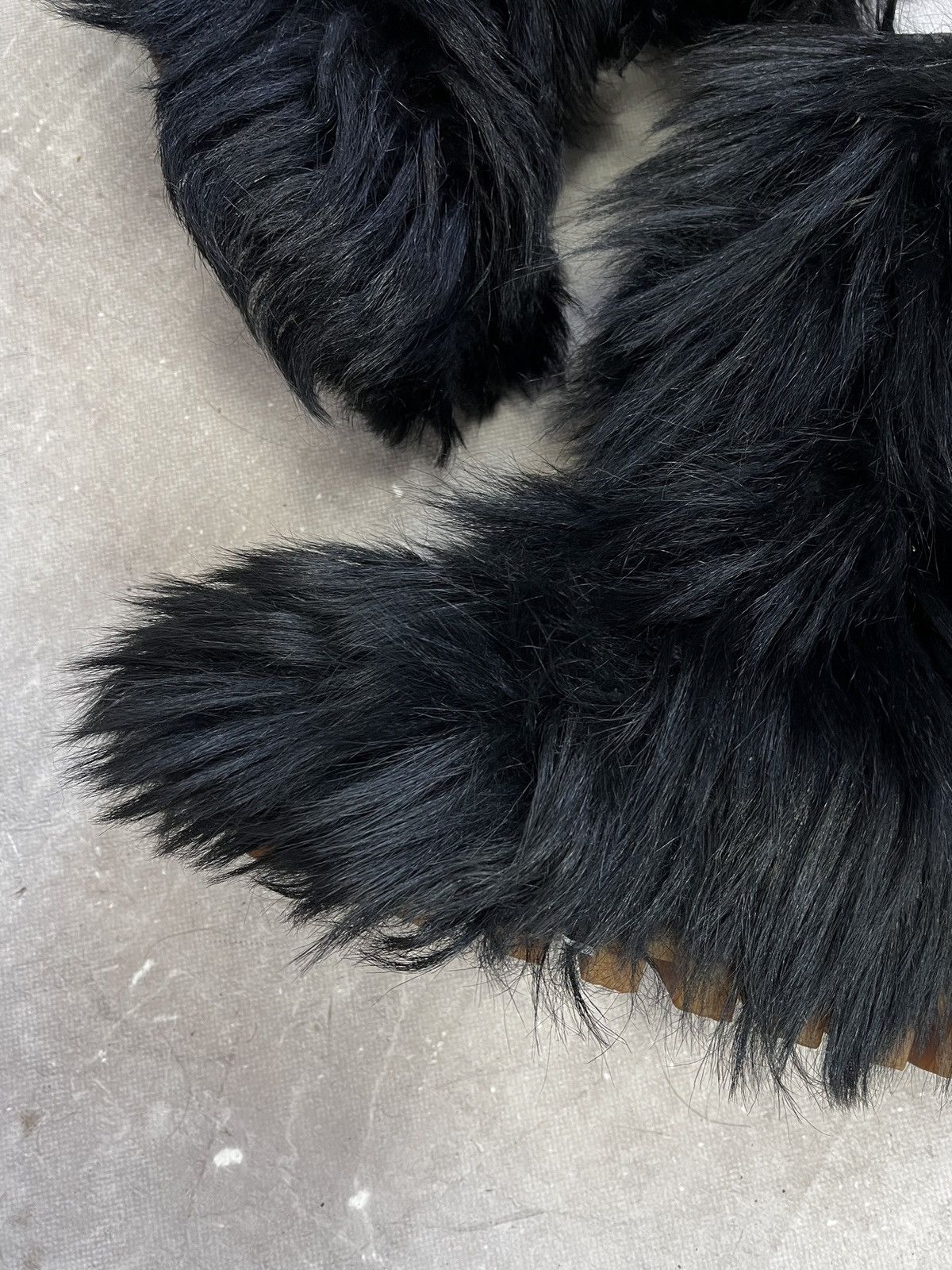 New Rock Fur black opium fashion boots rick owens style y2k Size US 7.5 / EU 40-41 - 6 Thumbnail