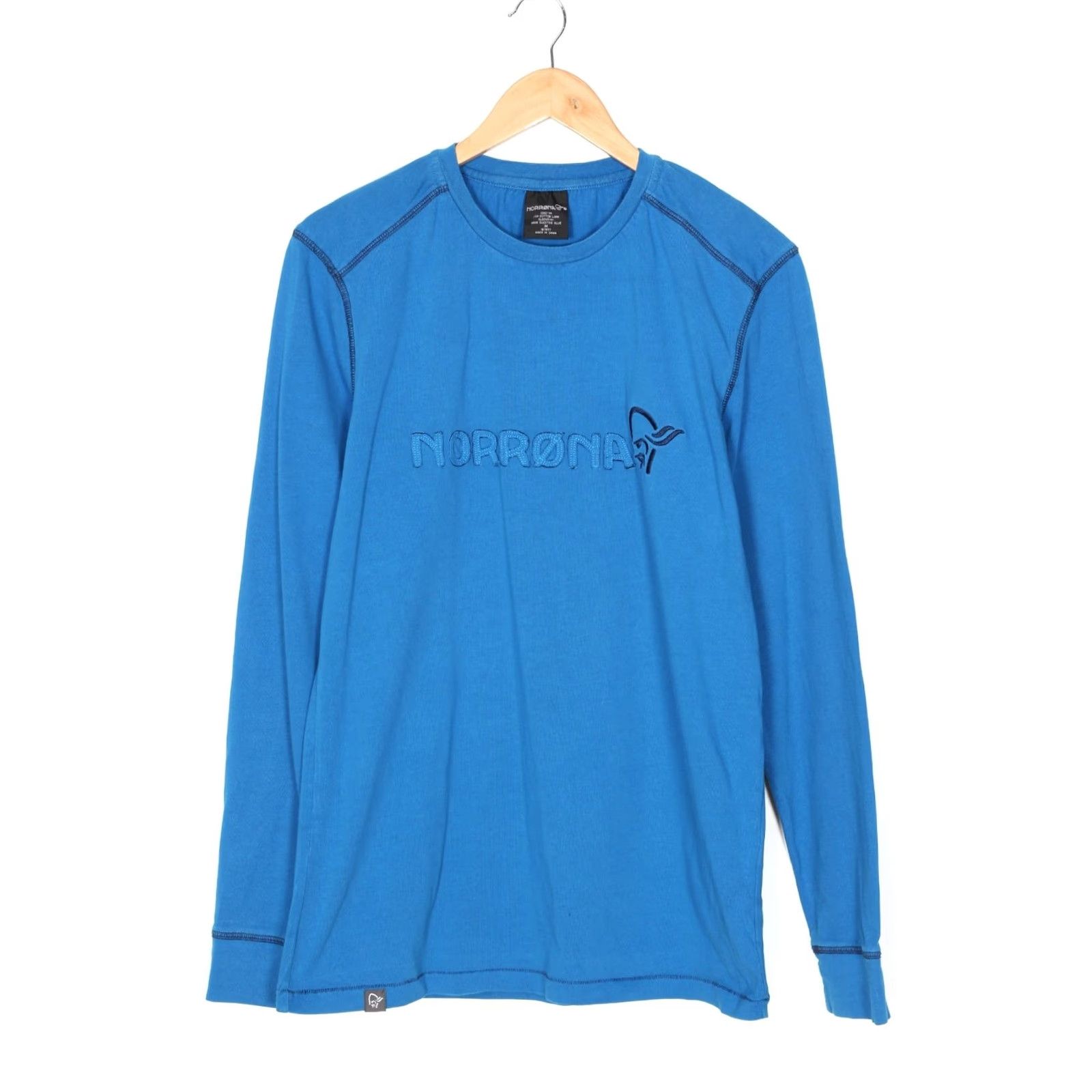 Vintage NORRONA /29 Cotton Long Sleeve T-Shirt Men M VR1900 Blue Crew Neck Size M Mens Shirt Size US M / EU 48-50 / 2 - 2 Thumbnail