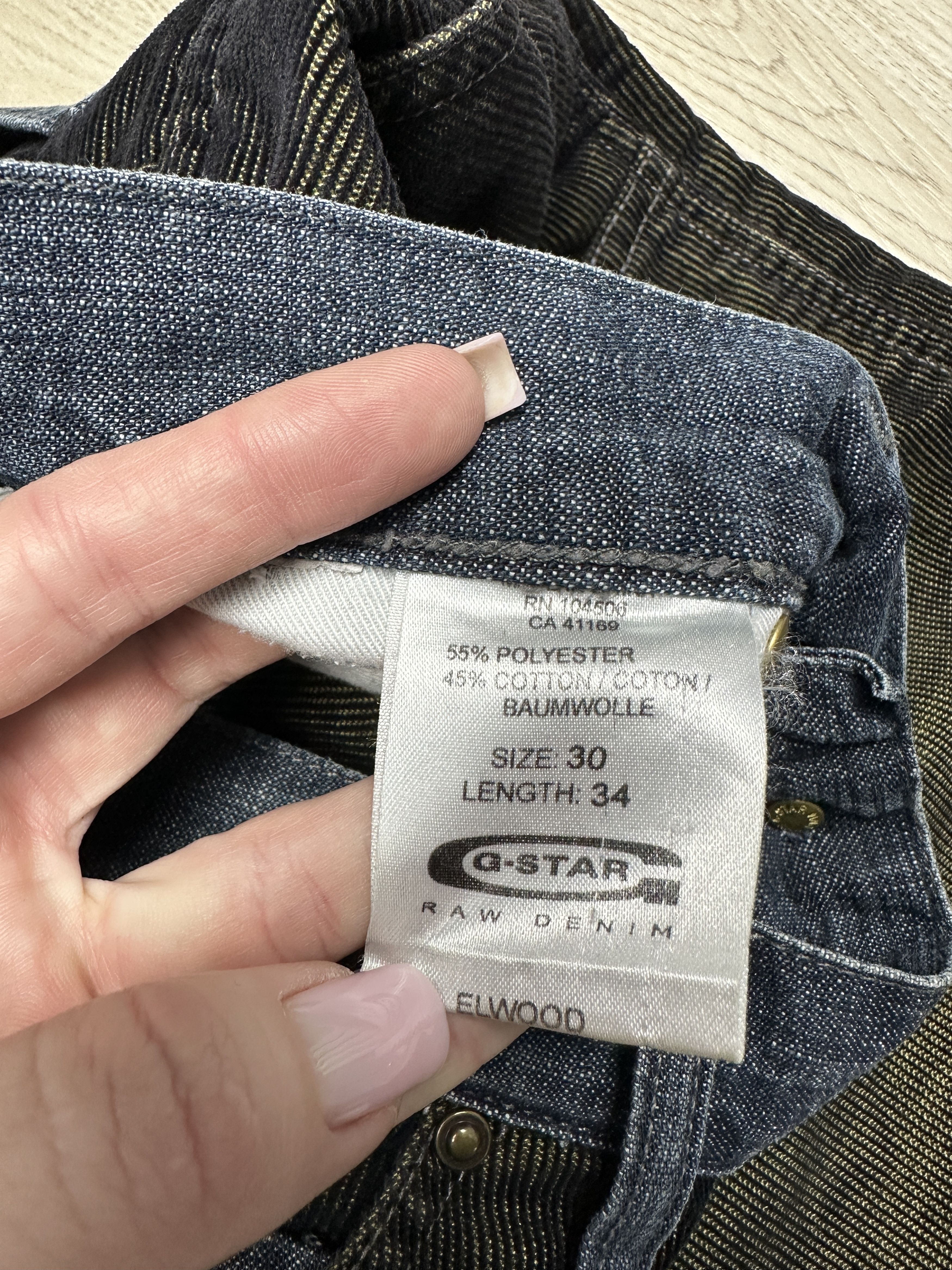 G-Star G Star Raw Elwood Corduroy Denim Pants Jeans Double Knee Size US 30 / EU 46 - 3 Thumbnail