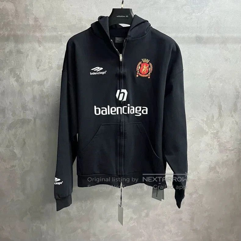 Balenciaga Balenciaga City Print Zip Hoodie. Size US XS / EU 42 / 0 - 1 Thumbnail