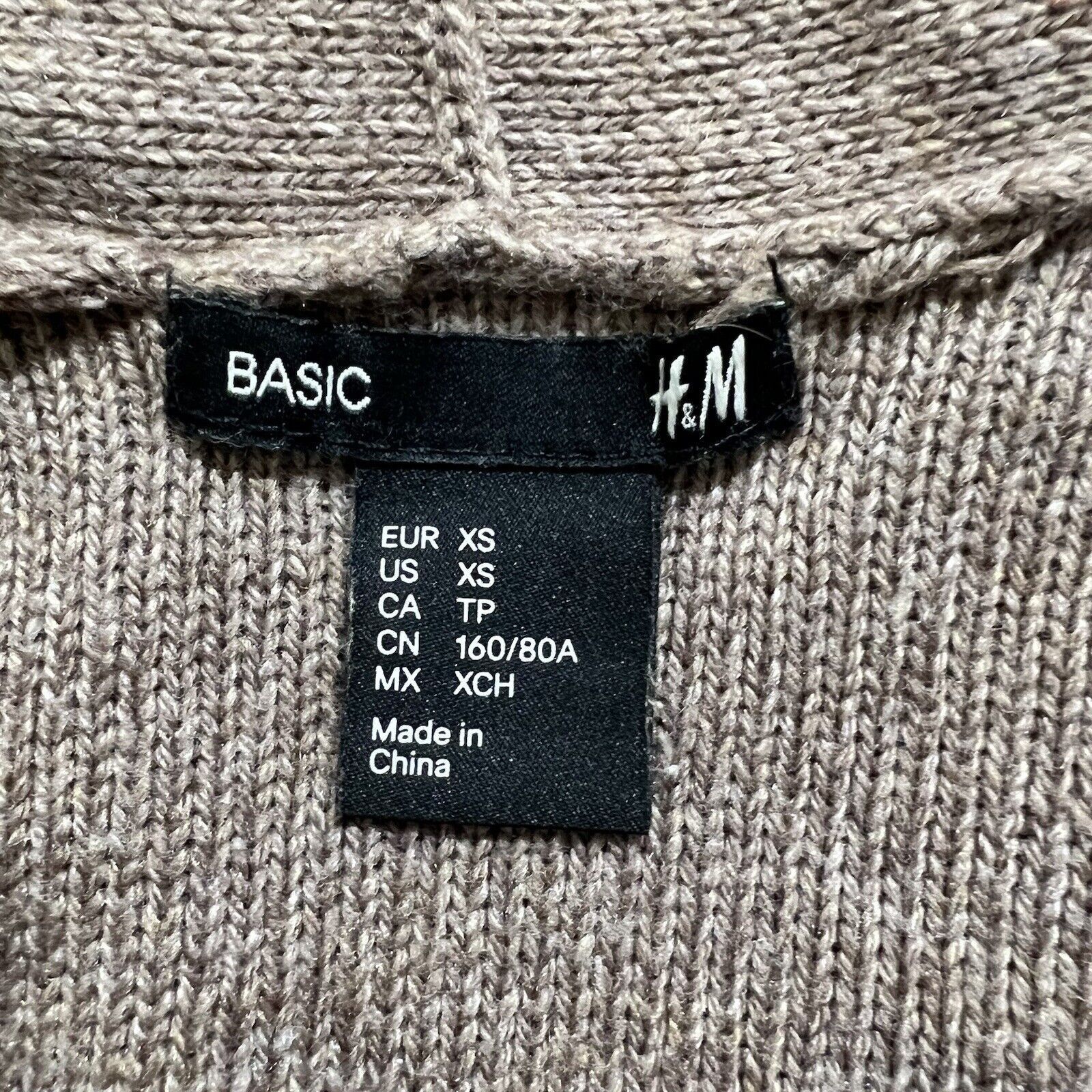 H&M H&M Basic Womens XS Open Front Angora Blend Cardigan Sweater Size XS / US 0-2 / IT 36-38 - 3 Thumbnail