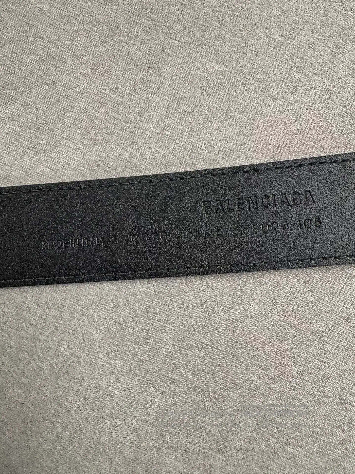 Balenciaga Balenciaga Crocodile Pattern Belt Second Hand. Size ONE SIZE - 6 Thumbnail