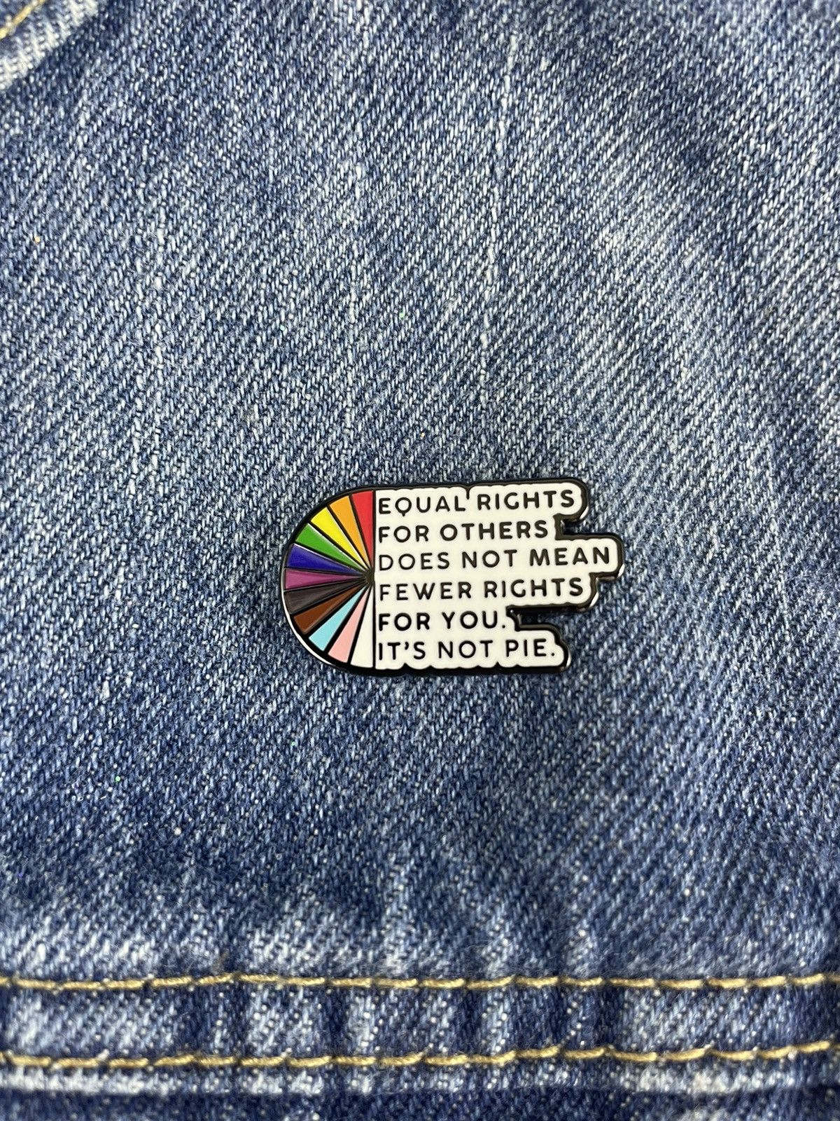 Other Equal Rights Enamel Pin Size ONE SIZE - 1 Thumbnail