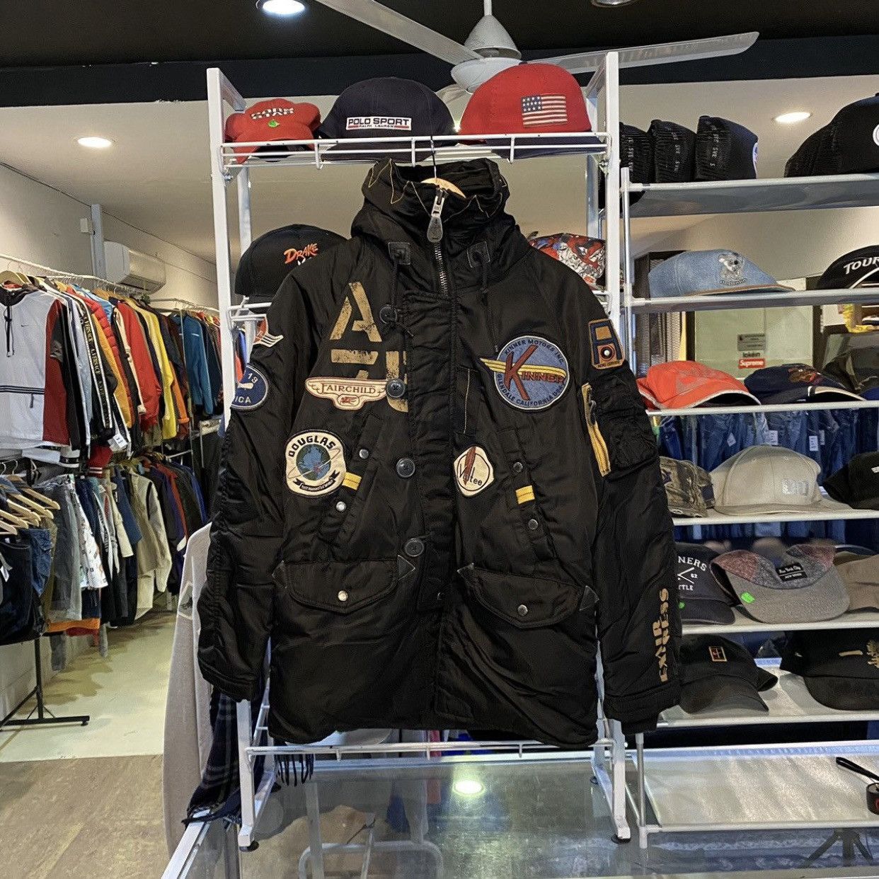 Avirex Avirex military-inspired bomber parka model k3 flight jacket Size US M / EU 48-50 / 2 - 1 Thumbnail