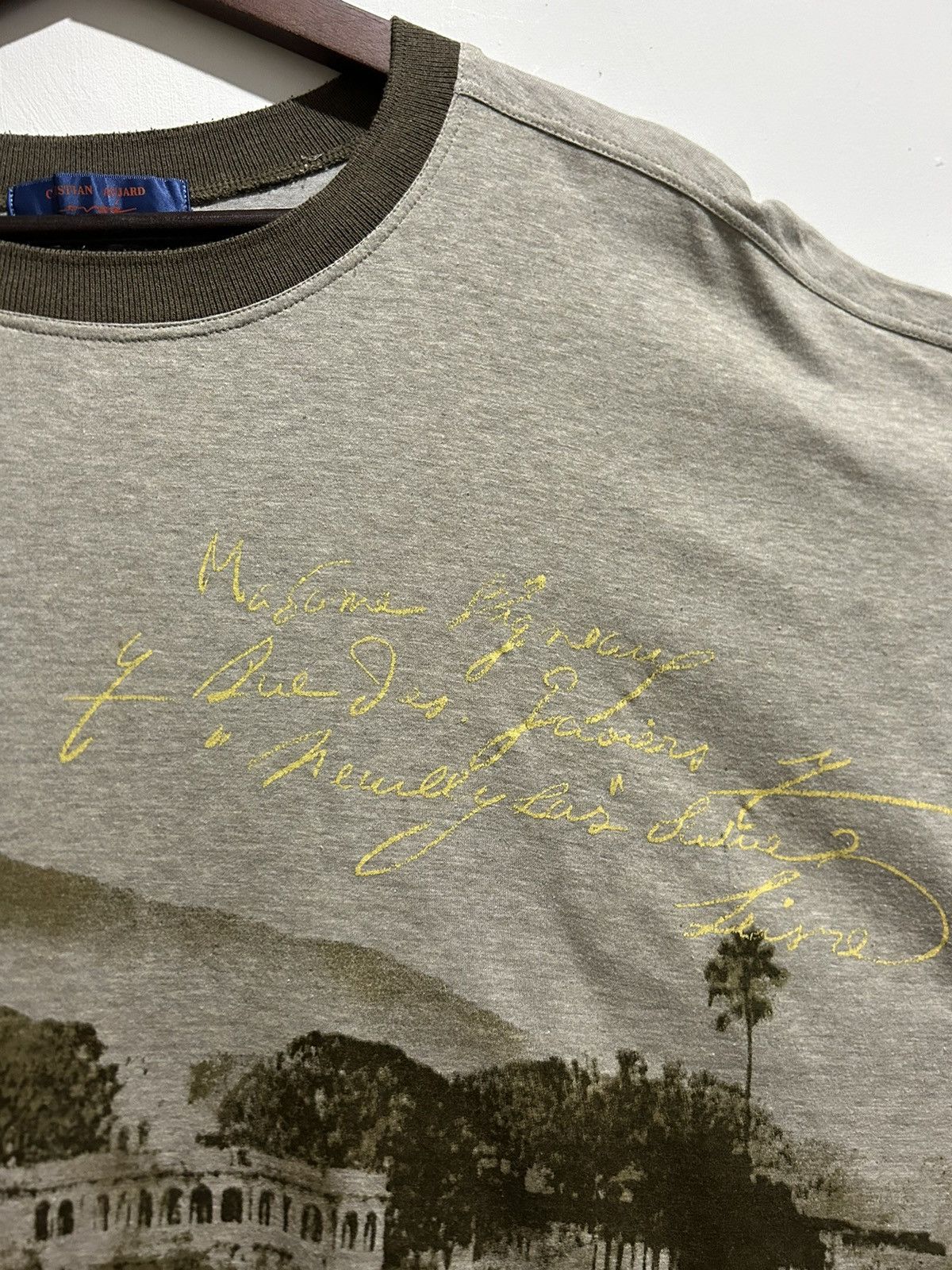 Japanese Brand Vintage Christian Aujard ‘Lake View’ Boxy Tee Size US L / EU 52-54 / 3 - 6 Thumbnail