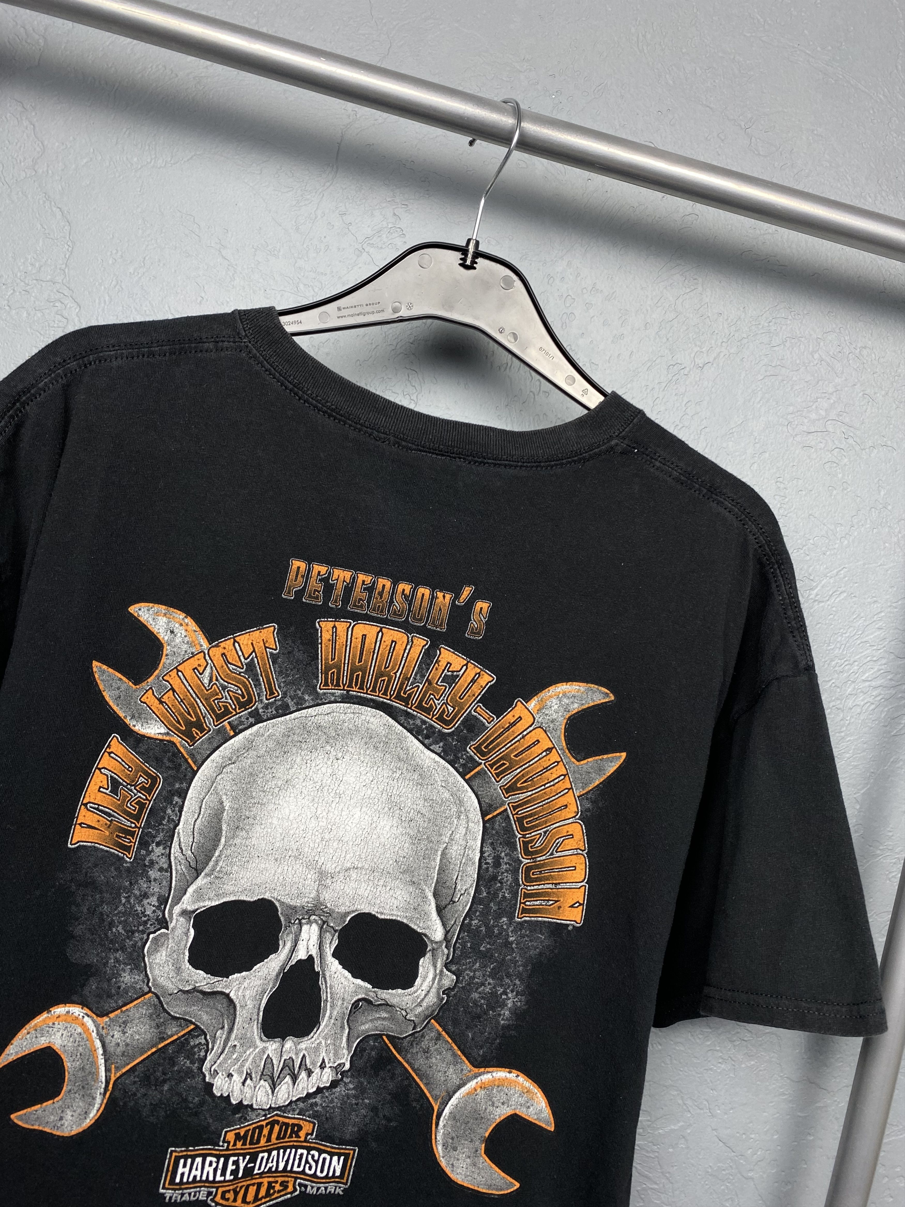 Harley Davidson × Vintage Harley Davidson 2010 Key West Vintage Mens Crew Neck T-Shirt Size US XL / EU 56 / 4 - 11 Thumbnail