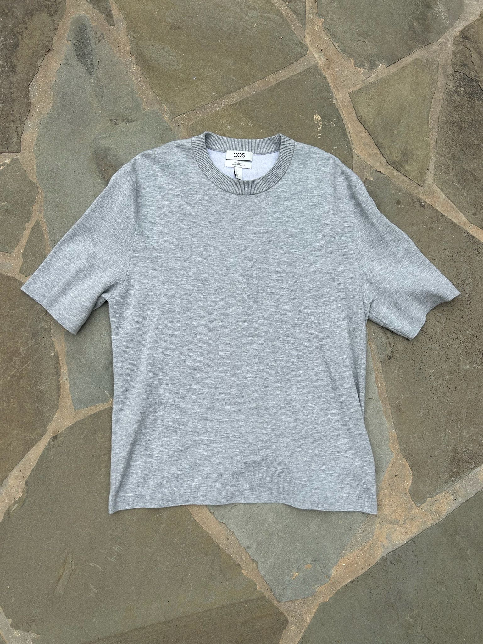 Cos Cos Grey Tee Size US M / EU 48-50 / 2 - 1 Thumbnail