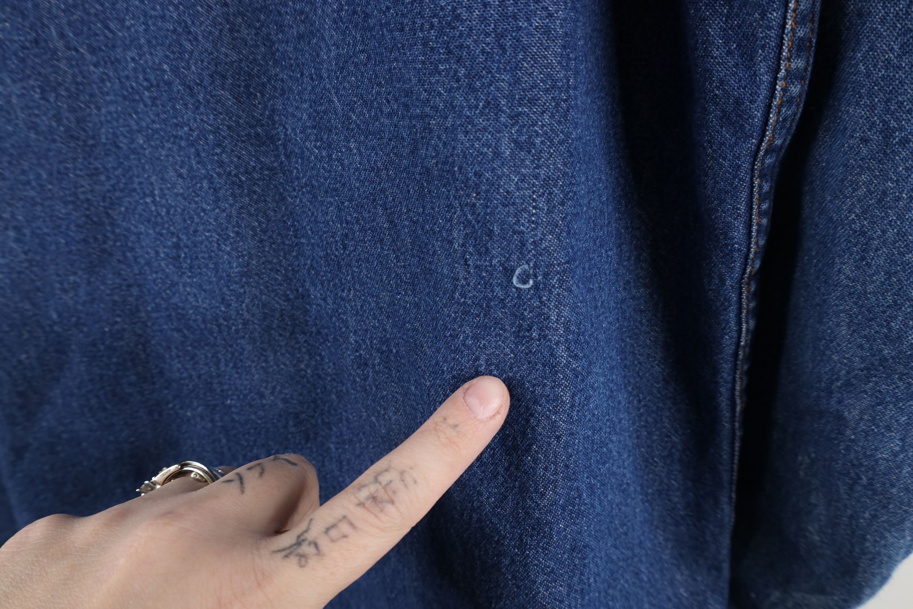 Vintage Vintage 90s Streetwear Denim Button Shirt Jacket Shacket Size US M / EU 48-50 / 2 - 11 Thumbnail