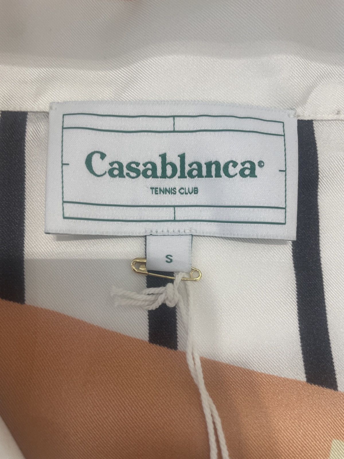 Casablanca Casablanca Court Abstrait Silk Cuban Collar Shirt Size S Size US S / EU 44-46 / 1 - 3 Thumbnail