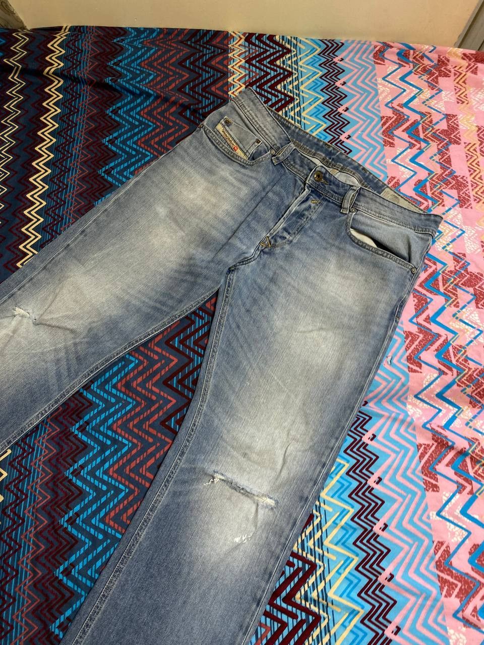Diesel × Vintage Vintage Diesel WAYKEE Baggy Denim Jeans Pants Avant Garde Size US 32 / EU 48 - 19 Thumbnail