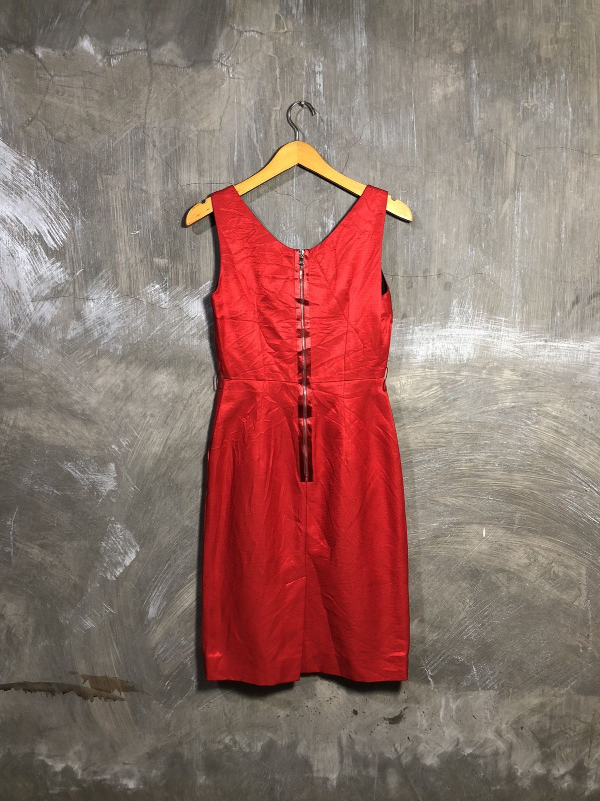Designer × Dolce & Gabbana × Vintage Dolce & Gabbana Red Midi Dress Size XS / US 0-2 / IT 36-38 - 5 Thumbnail