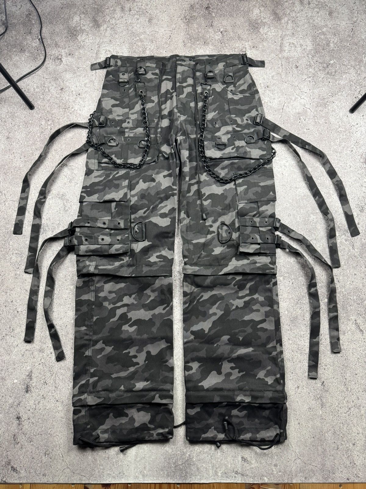 🔥VERY RARE GOTHICANA BY EMP AVANT GARDE BONDAGE CARGO PANTS🔥