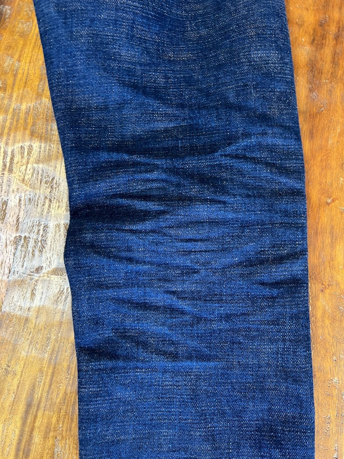 Japan Blue Okayama Denim ODJB019 18OZ. "SIDERITE SLUB" SELVEDGE JEANS Size US 31 - 16 Thumbnail