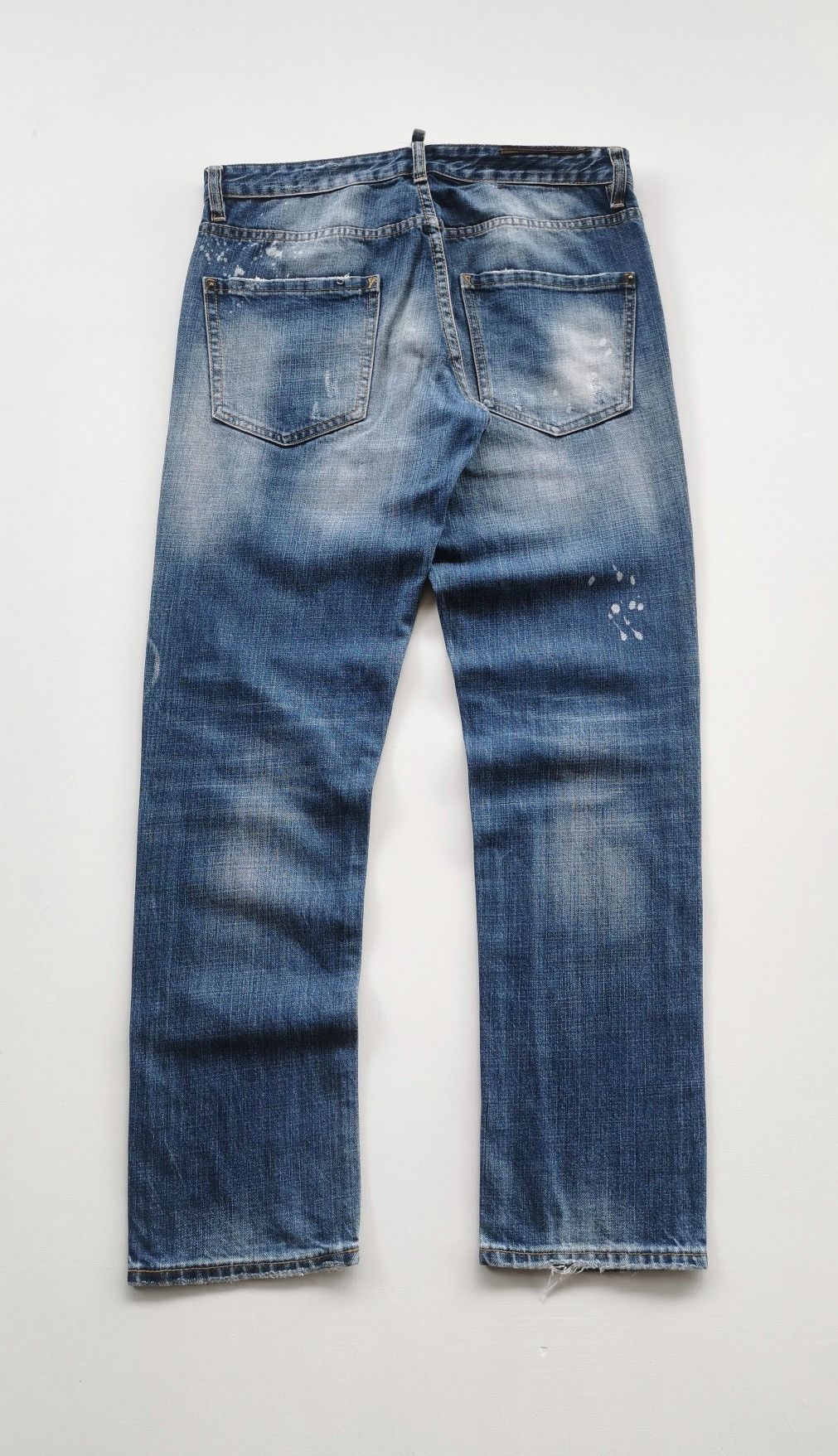 Dsquared2 Dsquared2 Distressed Italy Denim Jeans Size US 33 - 7 Thumbnail