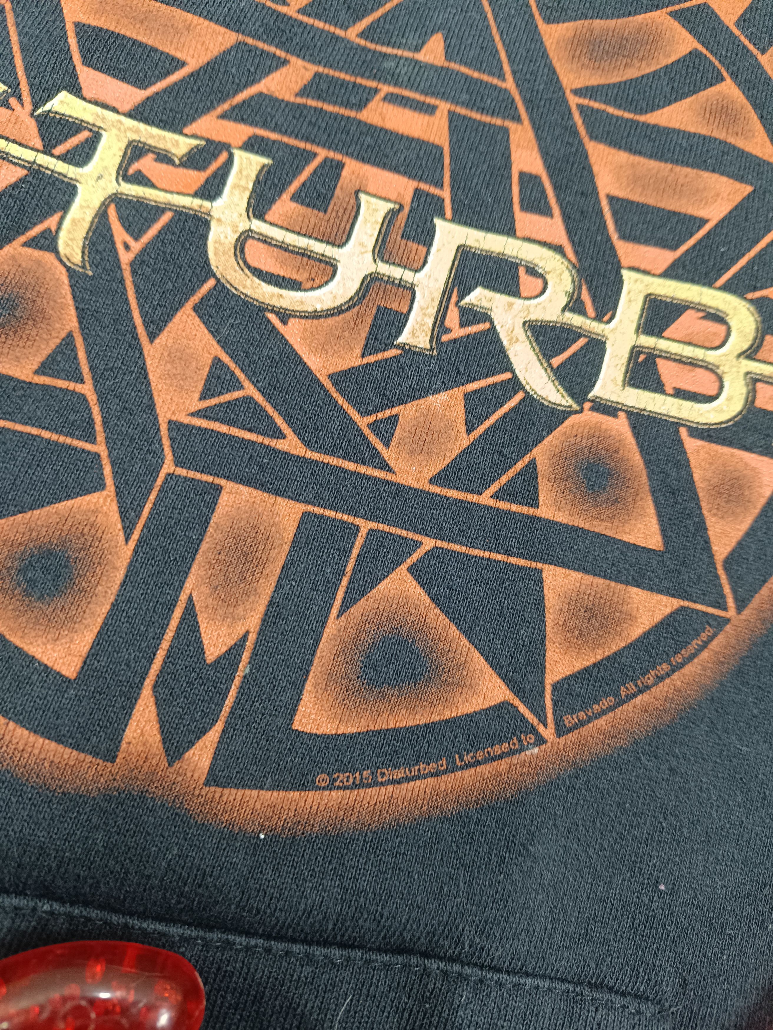 Band Tees 2015 VINTAGE DISTURBED BAND ROCK HOODIEFADED Size M Size US M / EU 48-50 / 2 - 3 Thumbnail