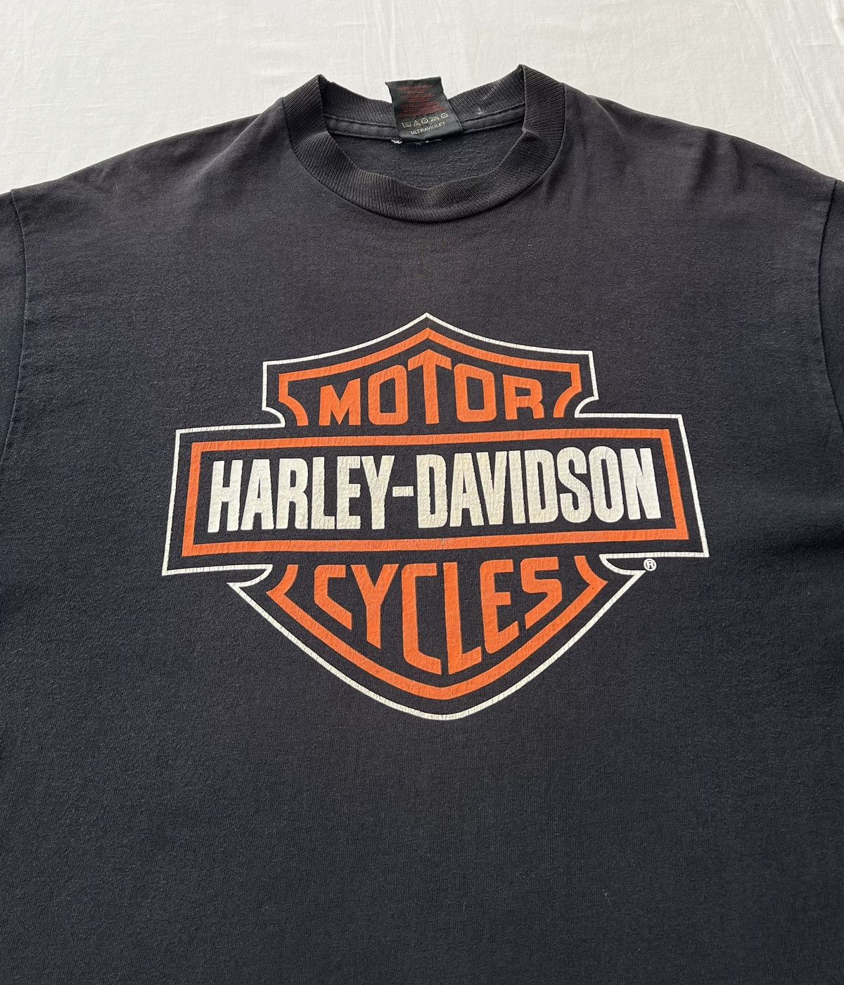 Harley Davidson Vintage 90s Harley Davidson Flame Fire Eagle Long Sleeve Size US M / EU 48-50 / 2 - 5 Thumbnail