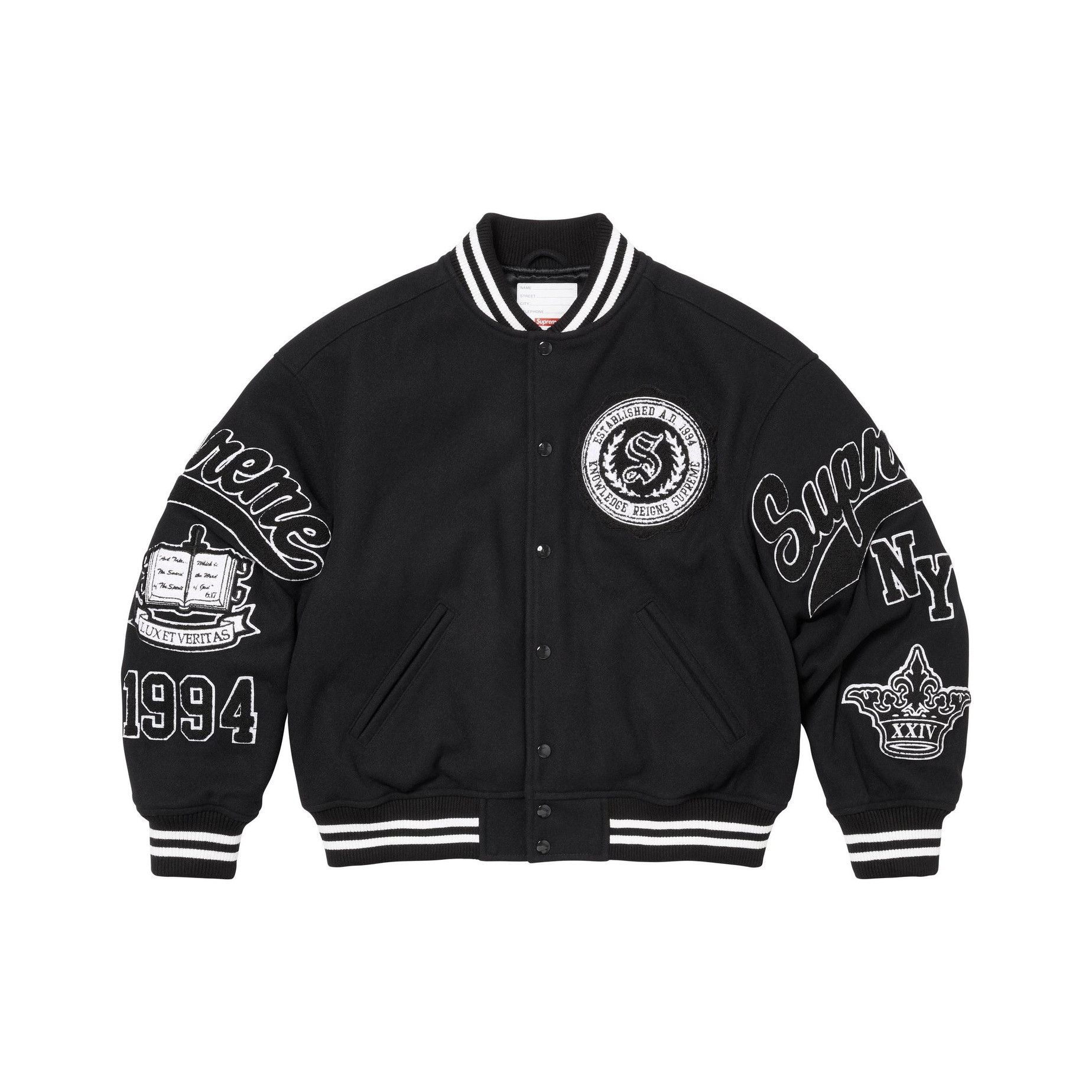 Supreme Supreme Varsity Jacket Size L Size US L / EU 52-54 / 3 - 1 Thumbnail