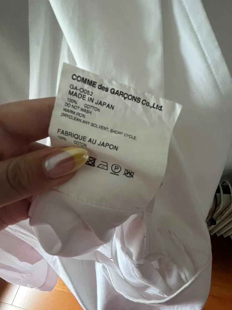 Comme des Garcons Comme Des Garcons Design cotton white shirt Size M / US 6-8 / IT 42-44 - 6 Thumbnail