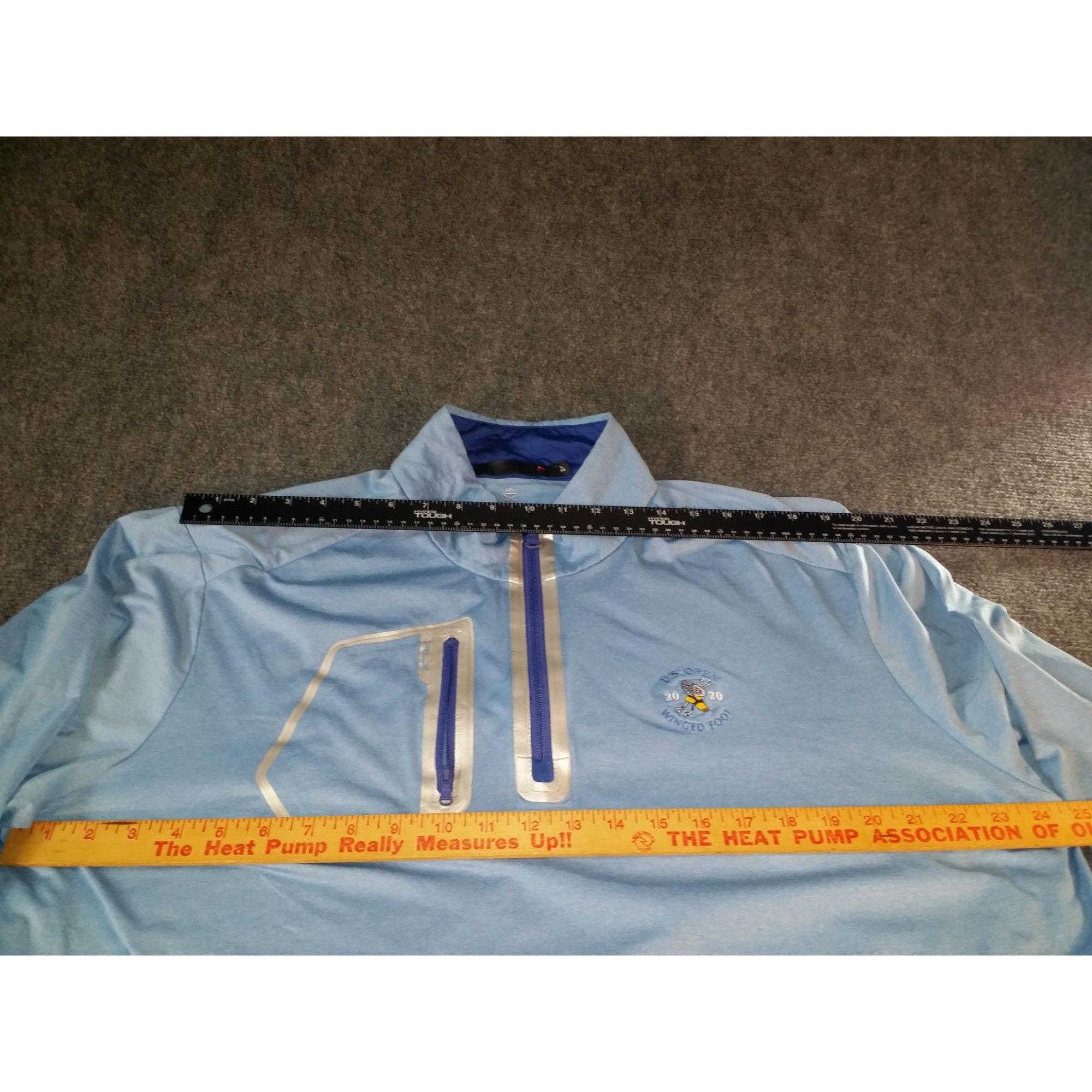 RLX Ralph Lauren RLX Ralph Lauren Pullover Shirt Men Sz XXL Blue US Open 2020 Size US XXL / EU 58 / 5 - 5 Thumbnail