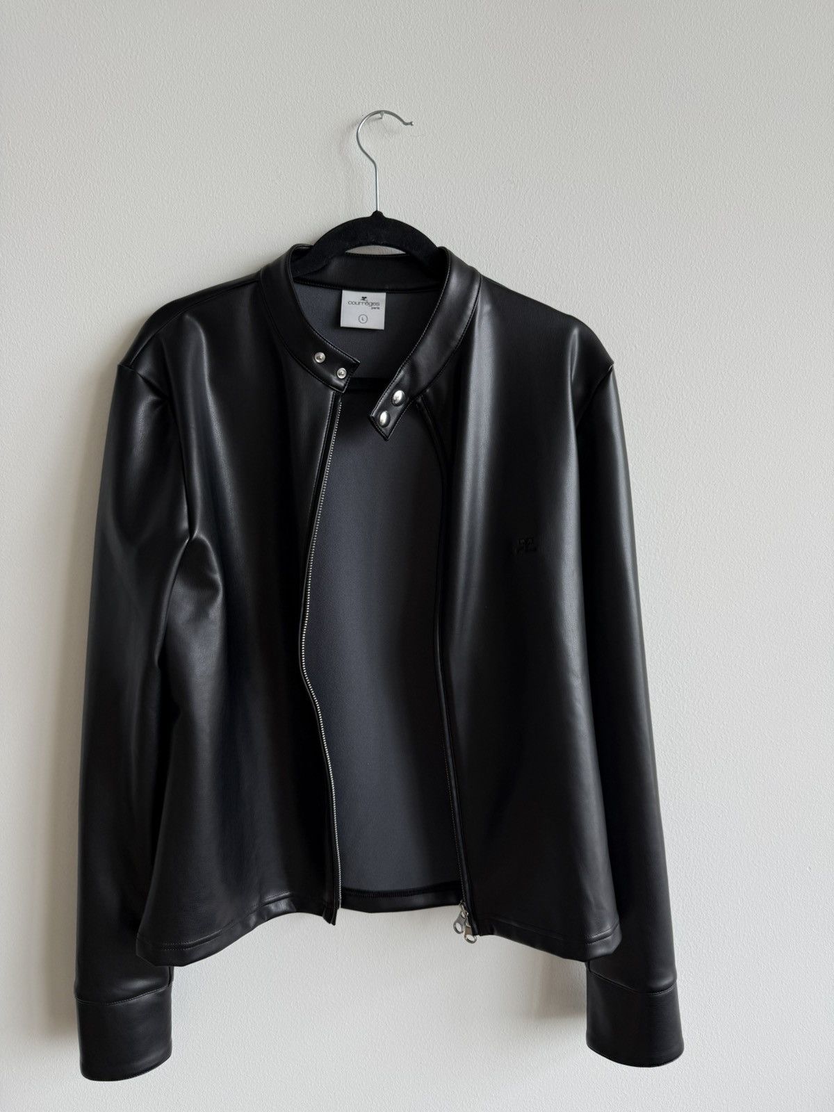 Courreges Slim Fit Biker Jacket Size US L / EU 52-54 / 3 - 2 Thumbnail