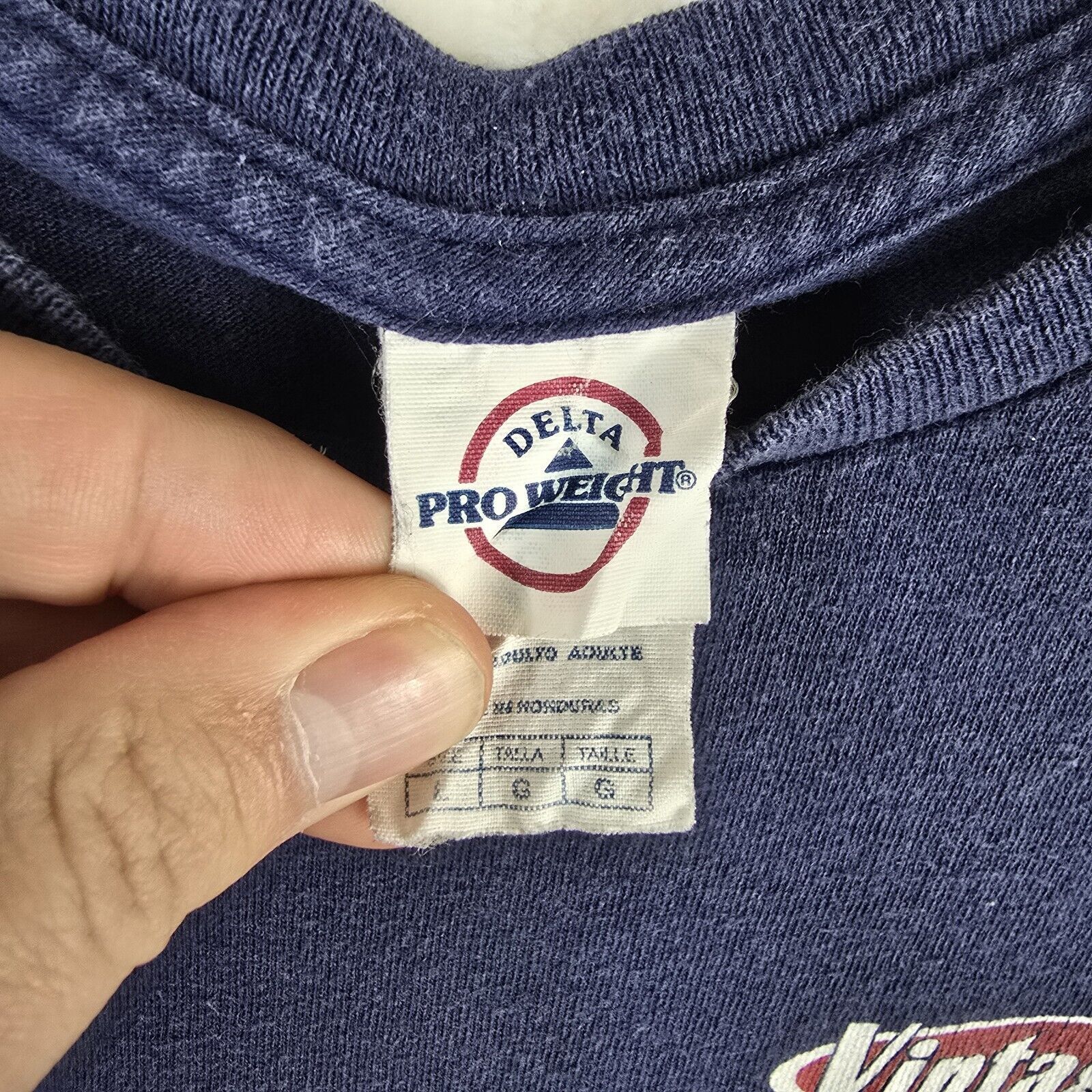 Delta Genuine Vintage Dude Shirt American Classic Made USA Large Size US L / EU 52-54 / 3 - 7 Thumbnail