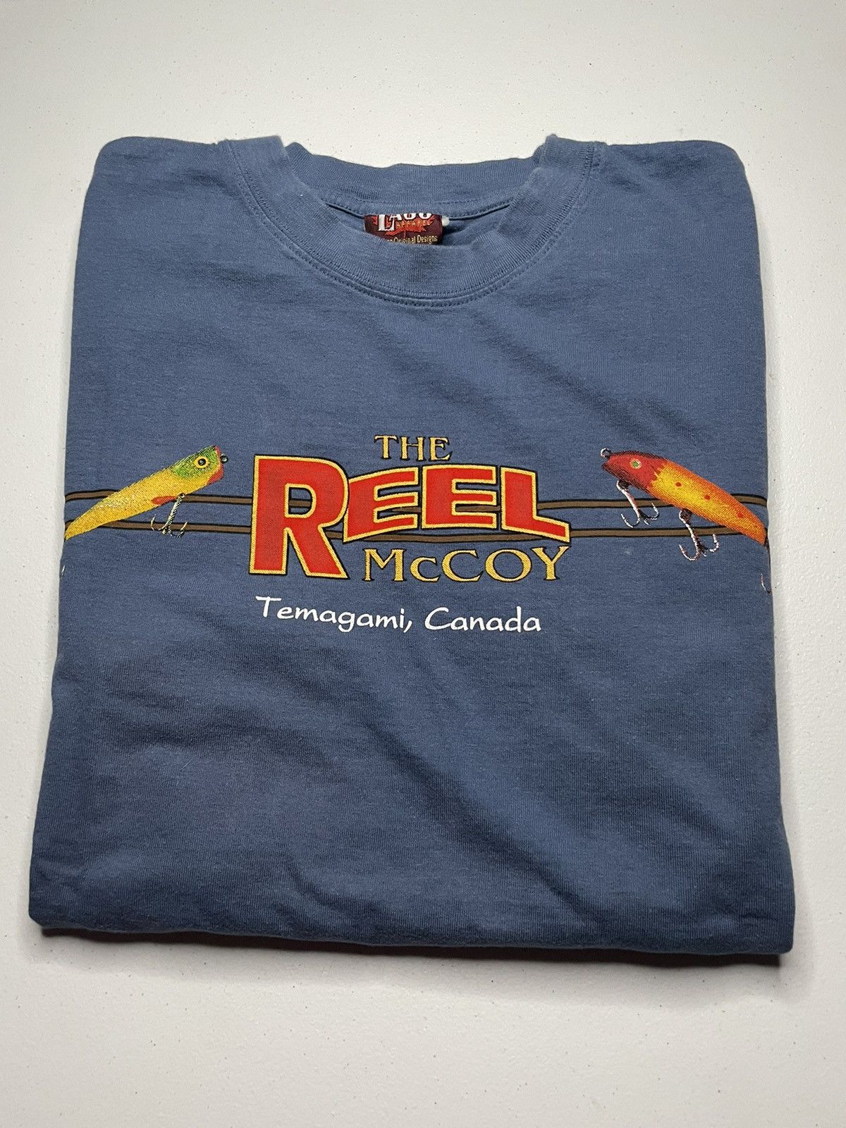 Other Vintage The Reel Mccoy Fishing Tshirt Size US M / EU 48-50 / 2 - 1 Thumbnail