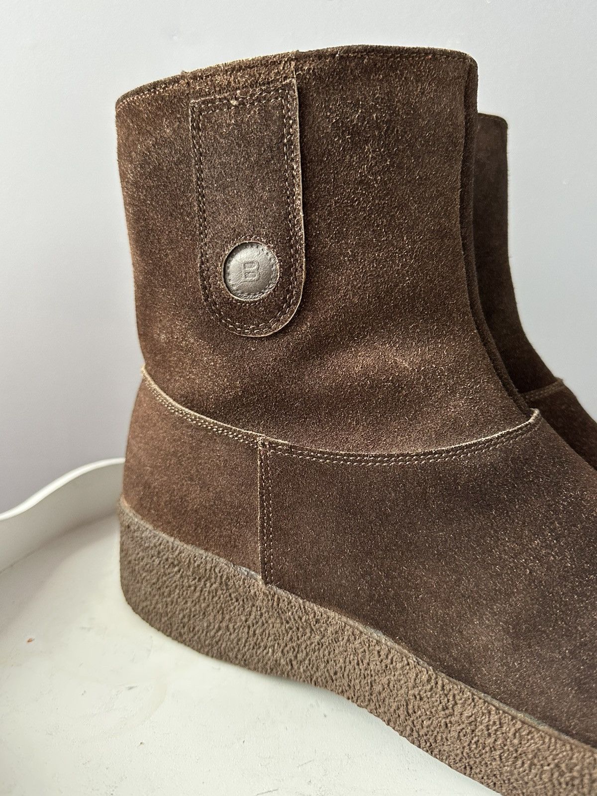 Bally Bally Suisse Shearling Fur Suede Brown Ankle boots shoes Size US 9 / EU 42 - 7 Thumbnail