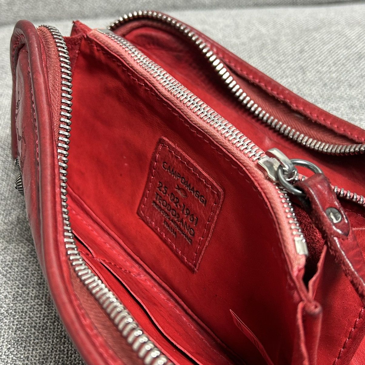 Campomaggi Campomaggi “Siena” Red Leather Wallet With Studs Size ONE SIZE - 10 Thumbnail