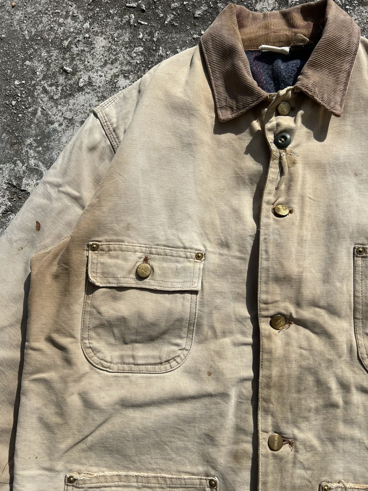 Carhartt Vintage 80s Carhartt Chore Coat Jacket Size US M / EU 48-50 / 2 - 10 Thumbnail