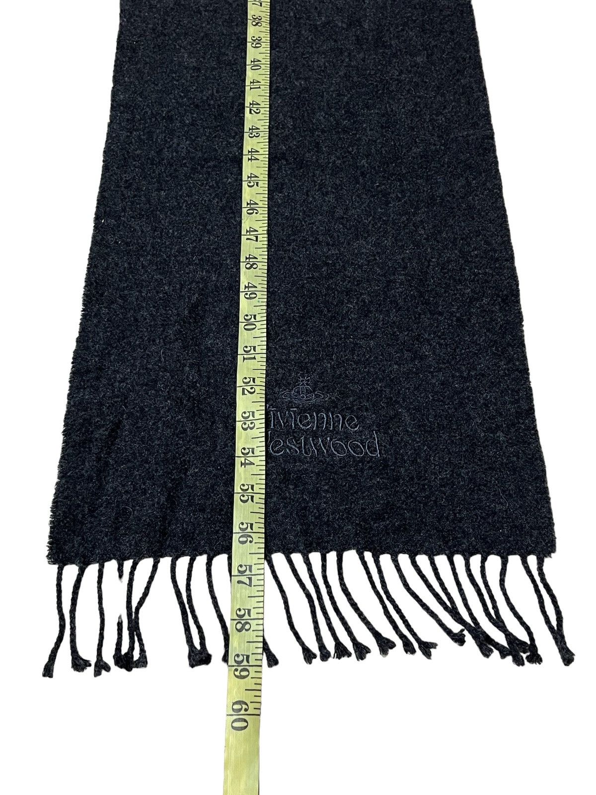 Vivienne Westwood NICE🔥AUTHENTIC VIVIENNE WESTWOOD BLACK WOOL MUFLER/SCARF Size ONE SIZE - 5 Thumbnail