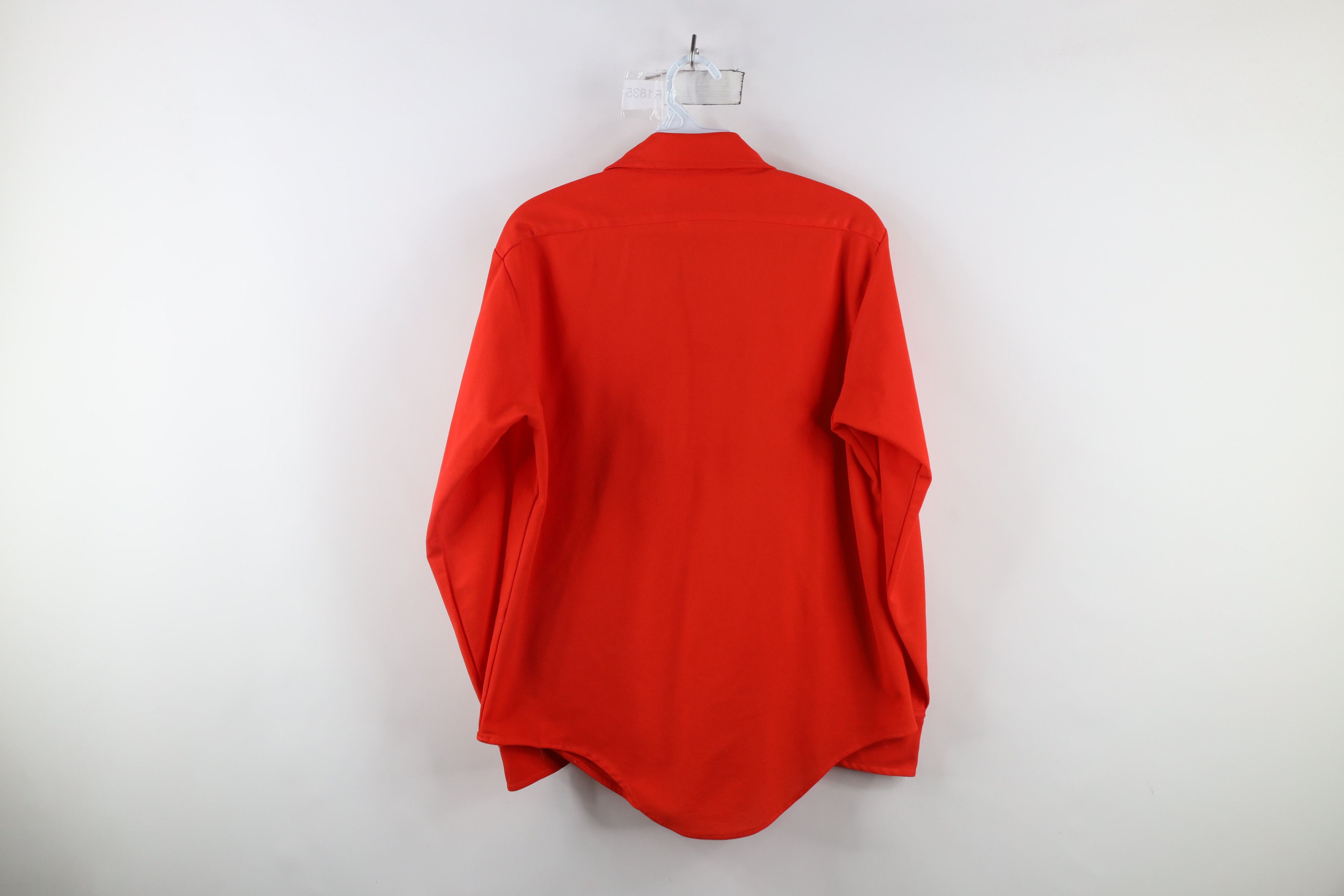 Vintage Vintage 60s 70s Streetwear Collared Button Shirt Red USA Size US M / EU 48-50 / 2 - 9 Thumbnail