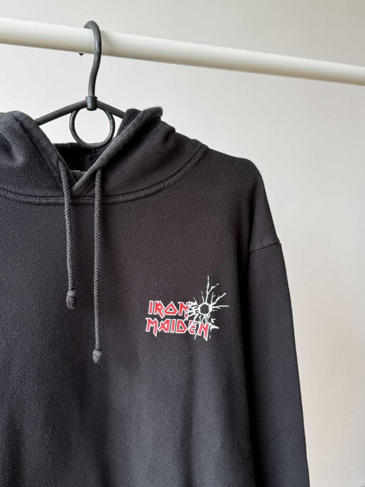 Iron Maiden Vintage Iron Maiden Aces High Live To Fly Fly To Live Hoodie Size US L / EU 52-54 / 3 - 6 Thumbnail