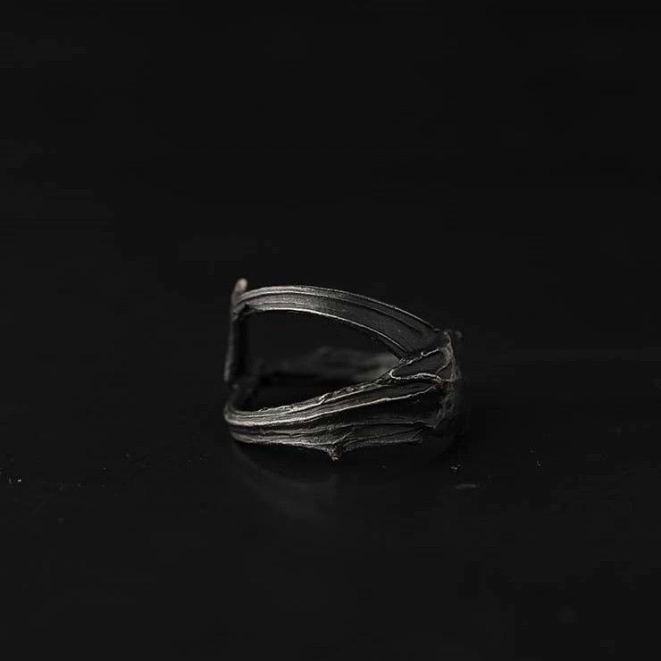 Detroit Denim Co. Detaj Dark Pioneer Thorn Claw 925 Silver Ring 12 Size ONE SIZE - 1 Thumbnail
