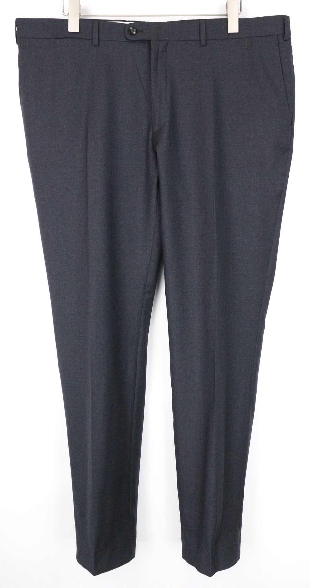 Suitsupply UK44S Grey Melange Wool Slim Trousers 73964 Size 44S - 1 Thumbnail