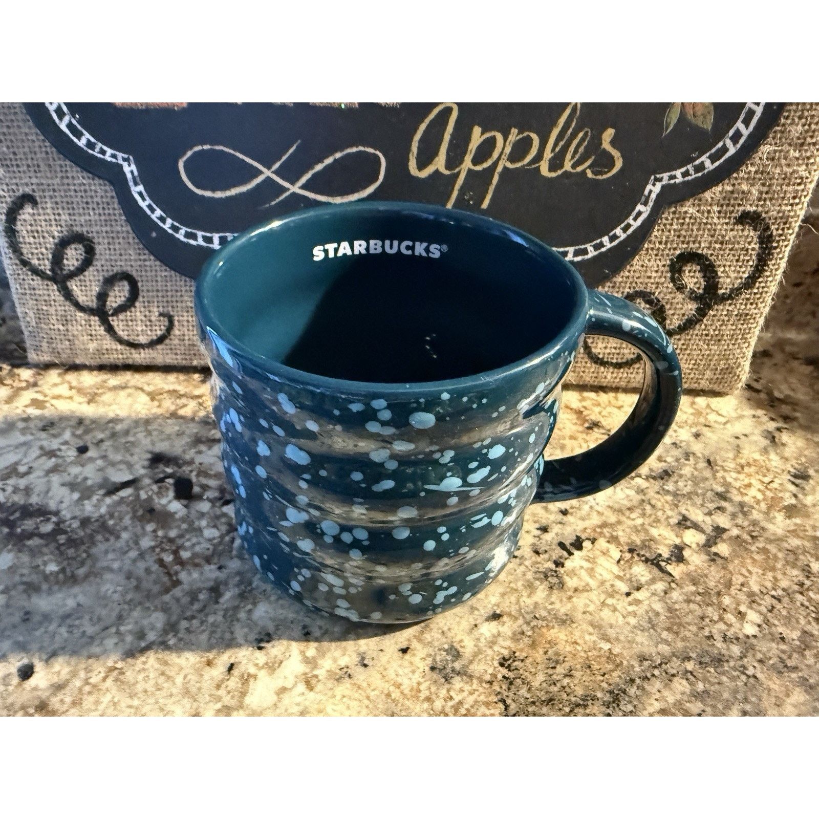 Other Starbucks 2023 Winter Blue & Splatter Ceramic 12 oz Coffee Size ONE SIZE - 2 Thumbnail