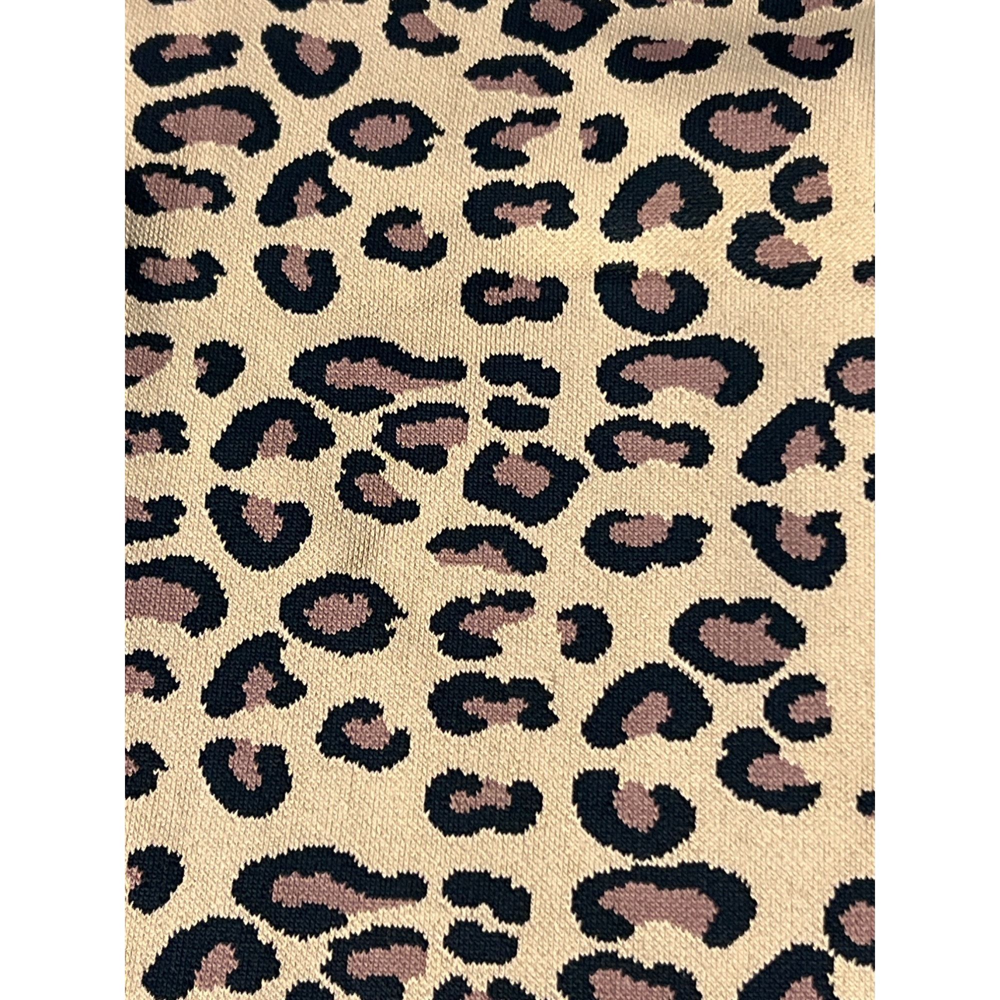 Bcbgmaxazria BCBGMAXAZRIA Leopard Print Pencil Mini Skirt Bodycon Pull On Size 25" / US 0 / IT 36 - 2 Thumbnail