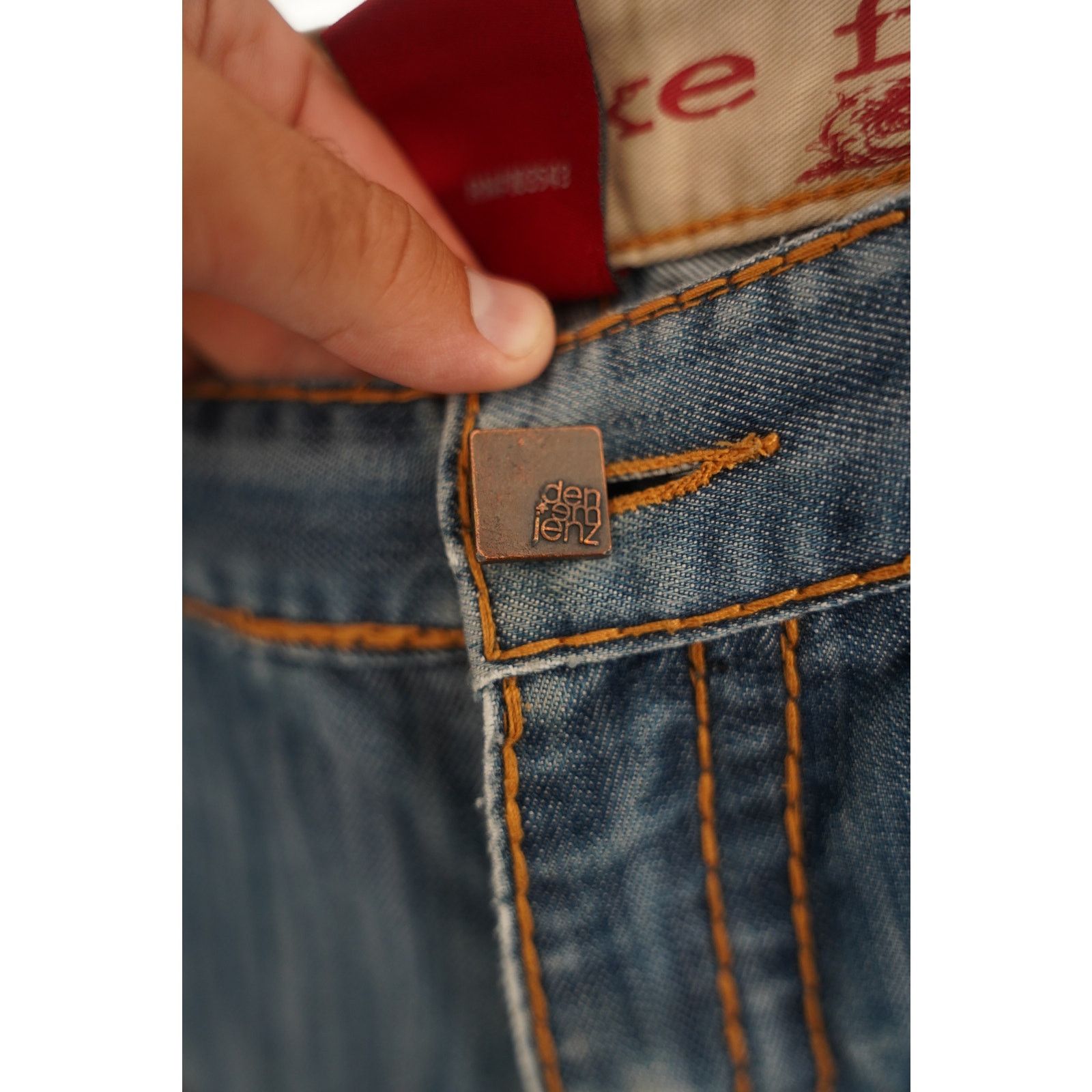 True Religion RARE Y2K Omavi Denim – Frayed Baggy Jeans w/ Heavy Stitch Size US 38 / EU 54 - 5 Thumbnail
